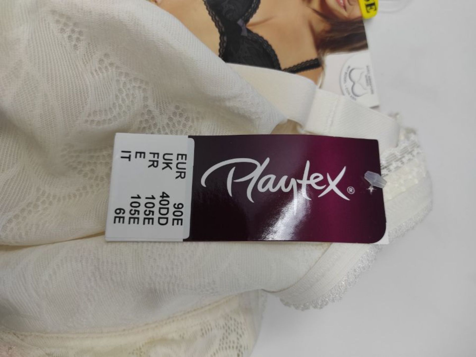 Playtex Women's Invisible Elegance Balcony Bra Bra Non-padded wired Bra, Off-White (An - Image 2 of 2