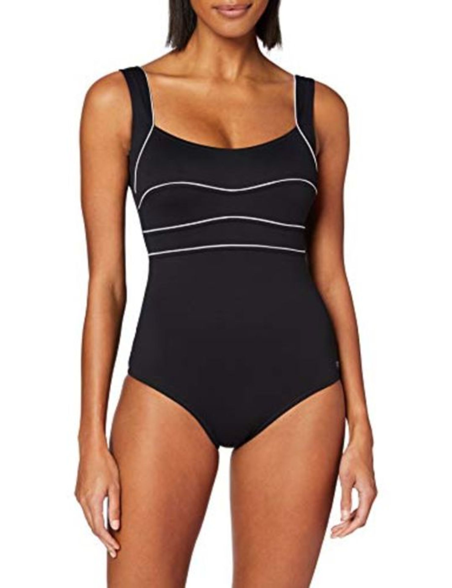 Haute pression Women's D8002 Swimsuit, Black (Noir/Blanc), 20