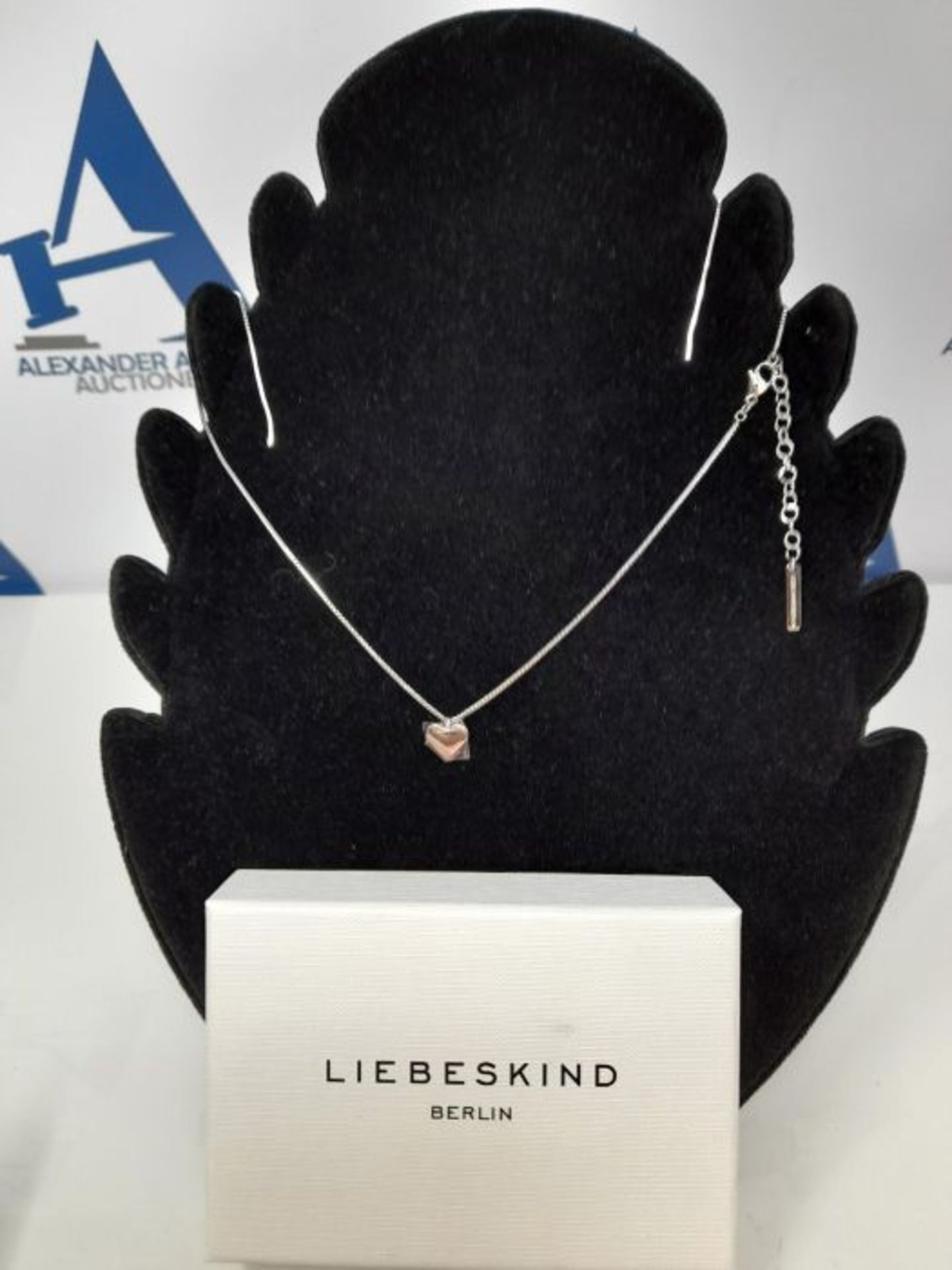 [CRACKED] Liebeskind Berlin LJ-0503-N-45 Damen Collier Herz Edelstahl Silber 45 cm One - Image 2 of 3