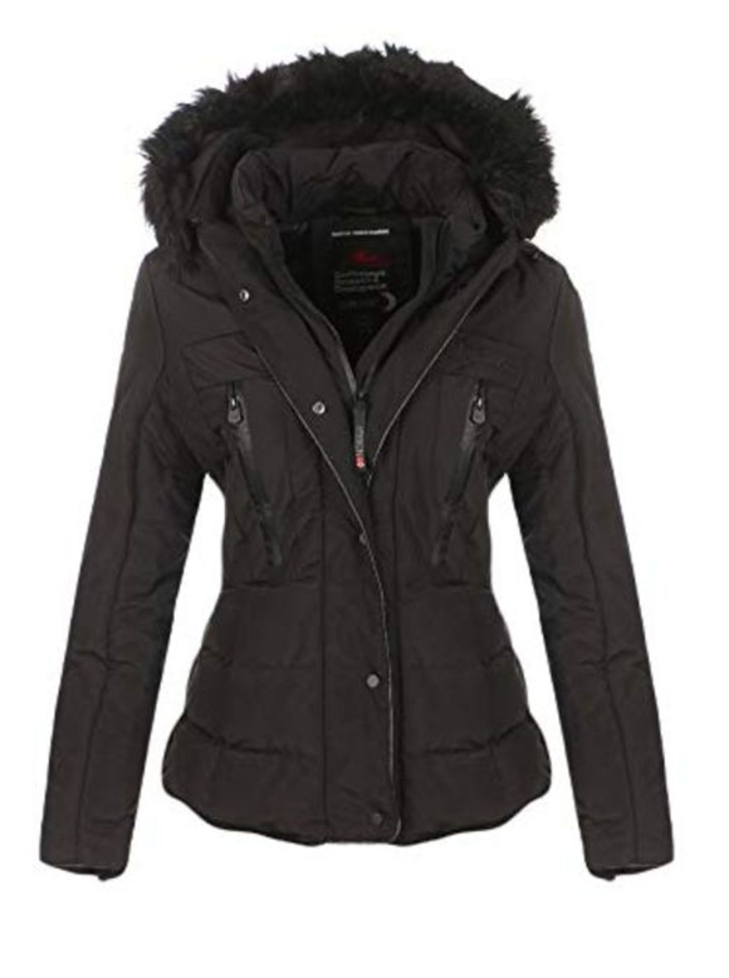 RRP £79.00 [Repaired] Geographical Norway Dionysos - Chaqueta acolchada de invierno para mujer, N