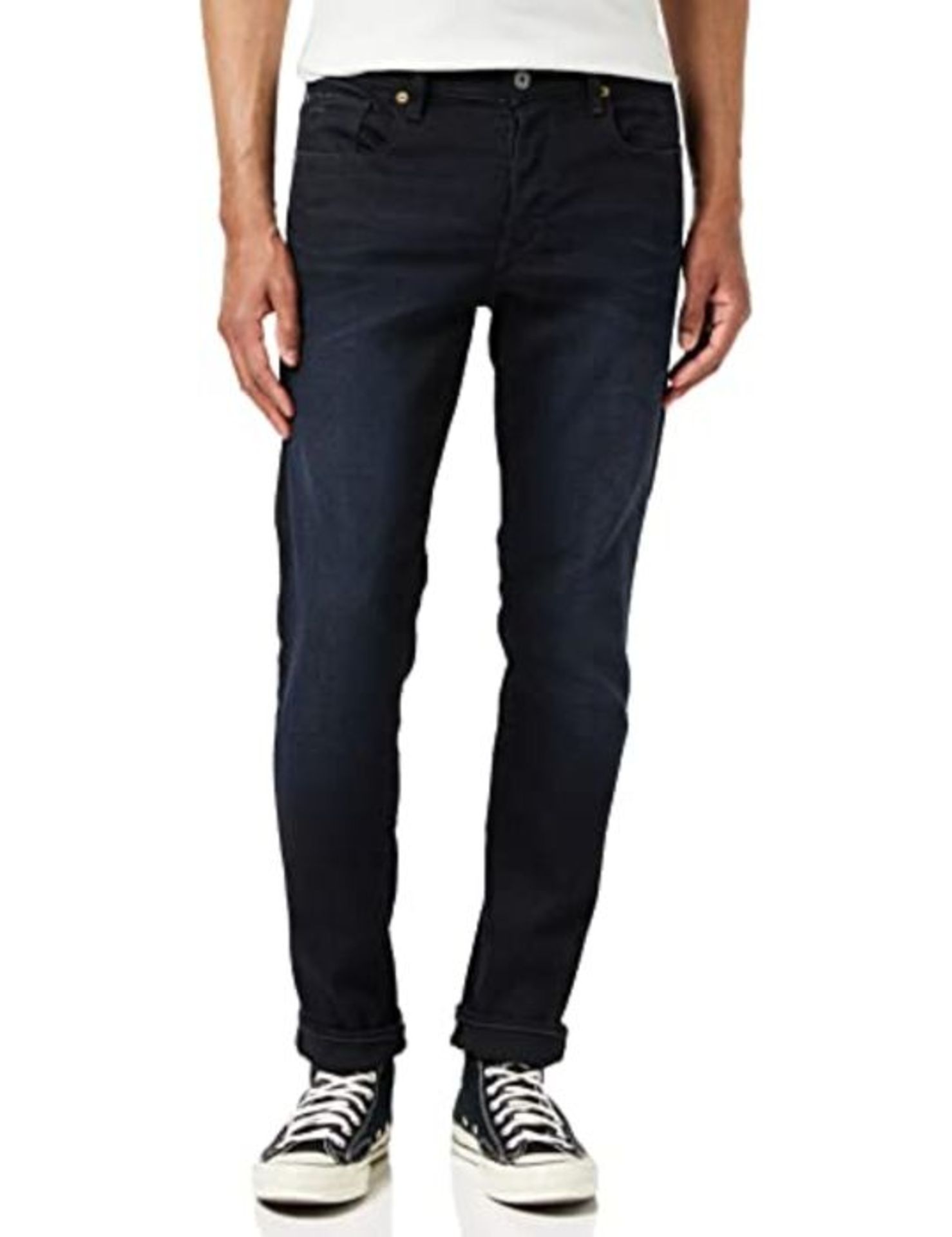 RRP £72.00 G-STAR RAW, Homme Jean 3301 Slim , Bleu (dk aged 5245-89), 33W / 34L