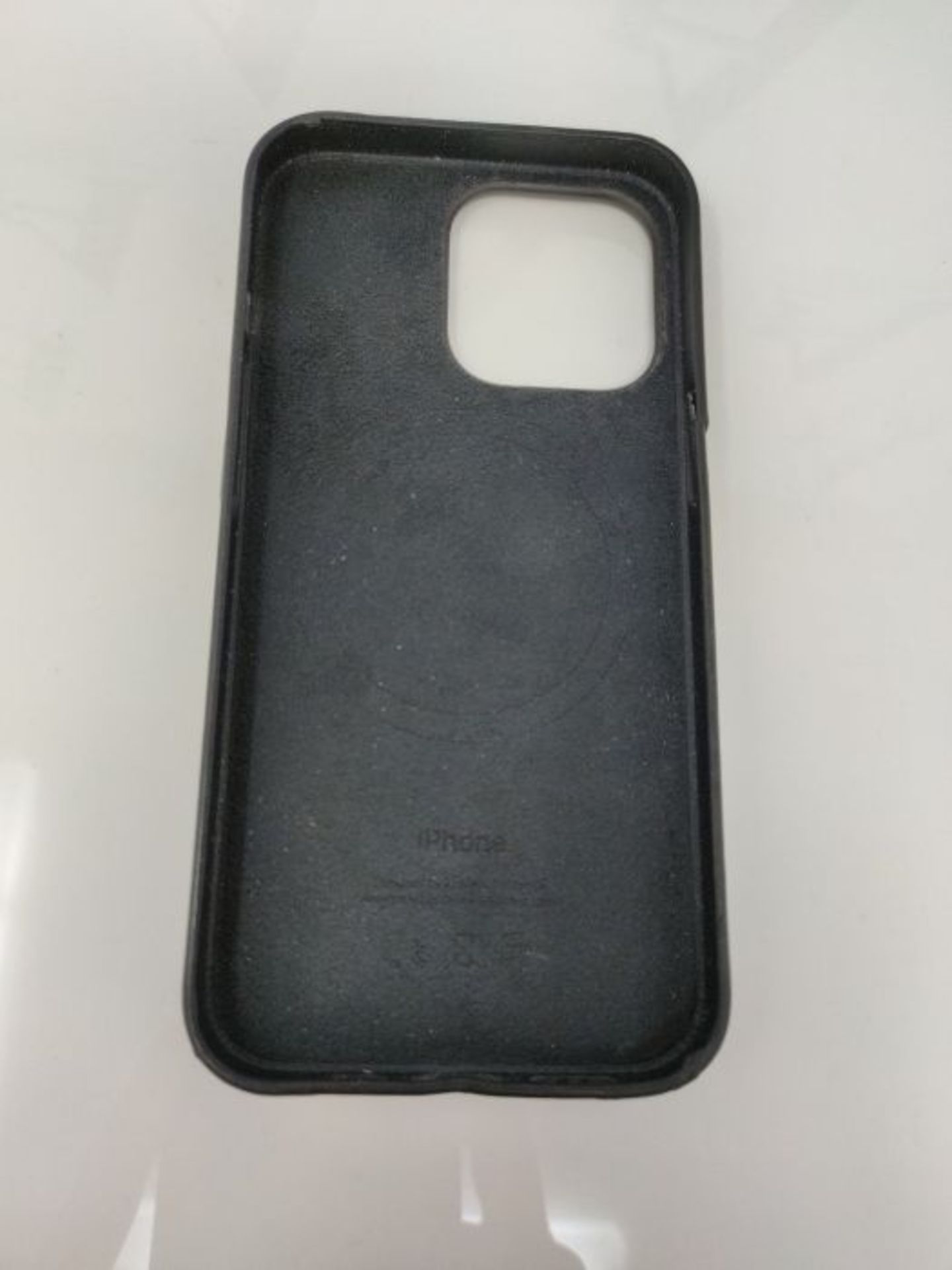RRP £57.00 Apple Leder Case mit MagSafe (fÃ¼r iPhone 13 Pro) - Mitternacht - Image 3 of 3