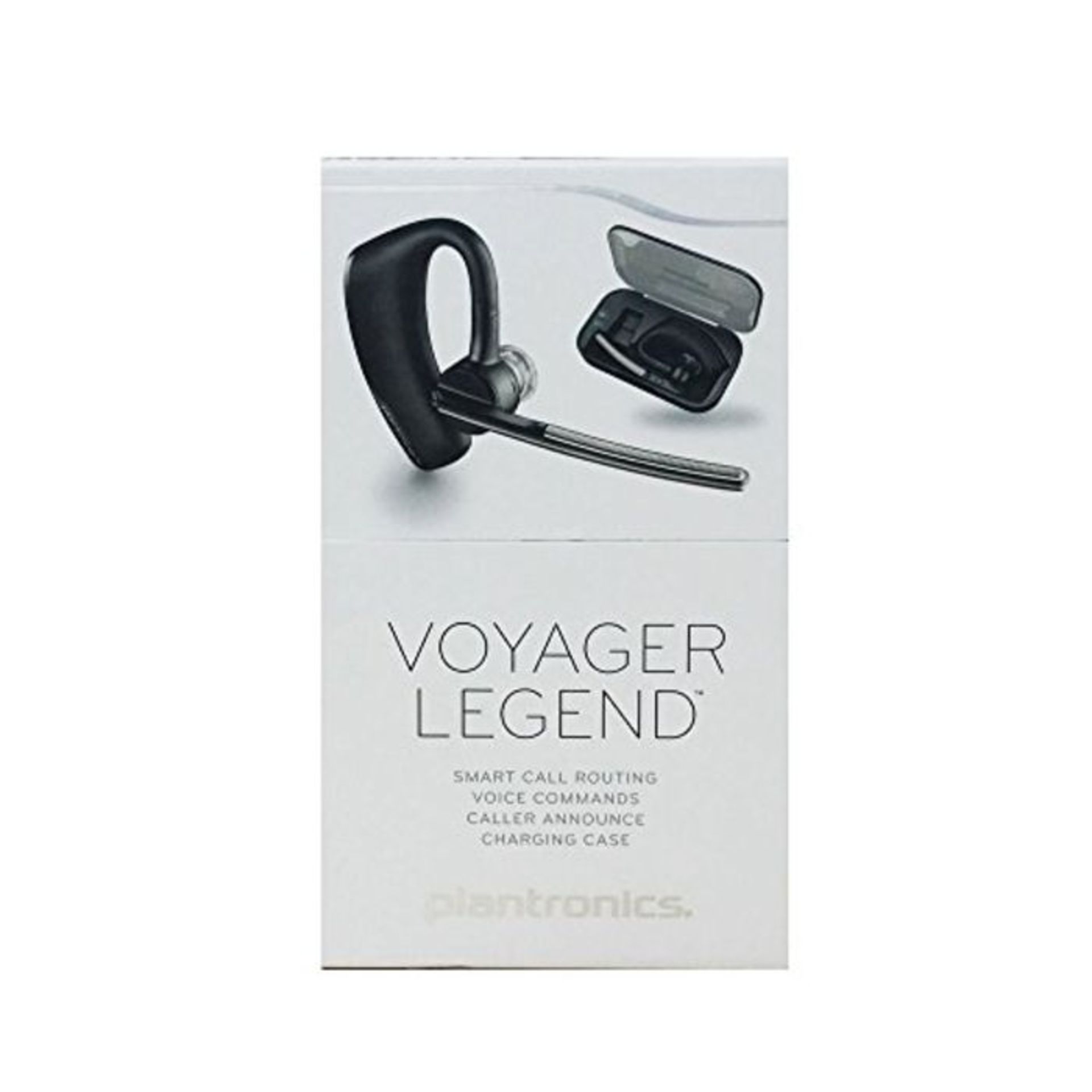 RRP £79.00 Plantronics Voyager Legend Headset with Portable Charging Case, Black