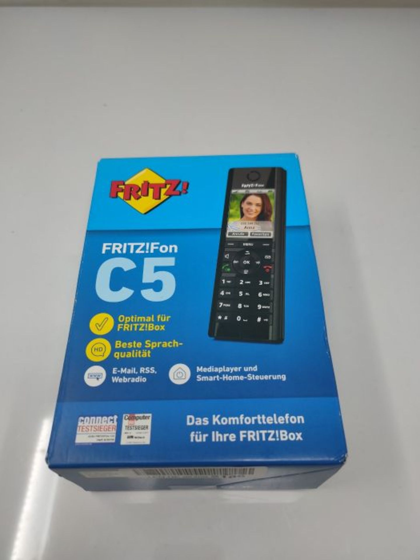 RRP £56.00 AVM FRITZ!Fon C5 DECT-Komforttelefon (hochwertiges Farbdisplay, HD-Telefonie, Internet - Image 2 of 3