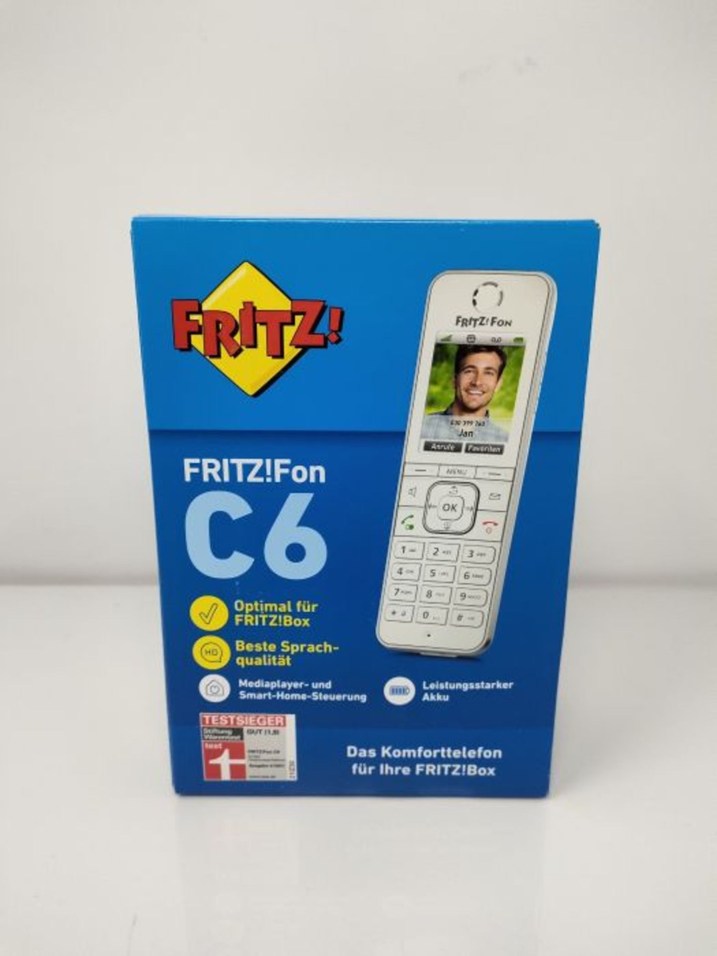 RRP £68.00 AVM FRITZ!Fon C6 DECT-Komforttelefon (hochwertiges Farbdisplay, HD-Telefonie, Internet - Image 2 of 3