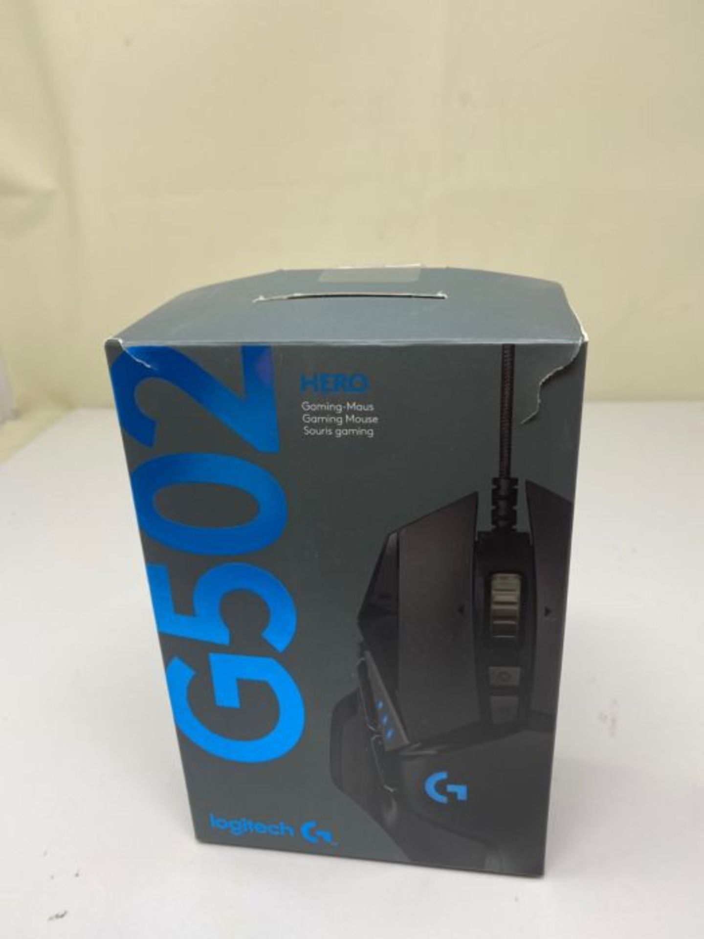 RRP £59.00 Logitech G502 HERO High Performance Wired Gaming Mouse, HERO 25K Sensor, 25,600 DPI, R - Image 2 of 3