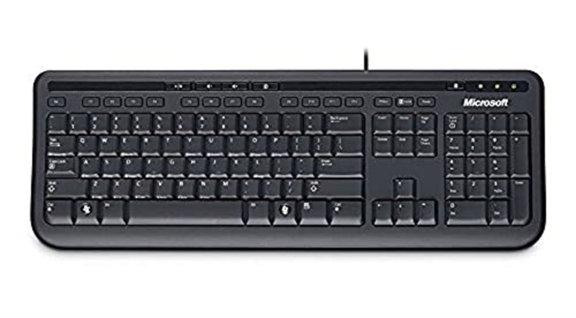 Microsoft Wired Keyboard 600, UK Layout - Black