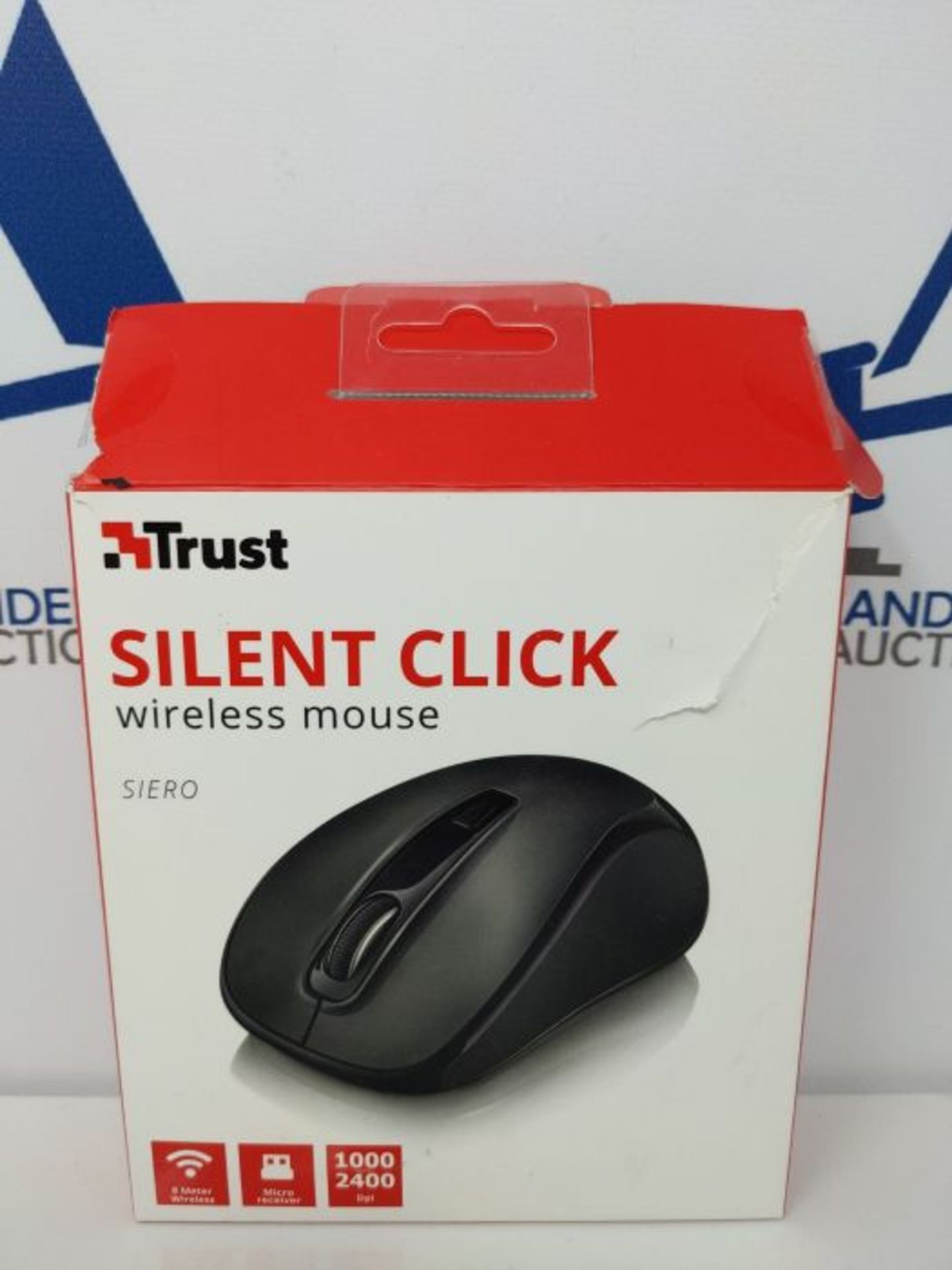[INCOMPLETE] Trust 23266 Siero Silent Wireless Maus (ohne KlickgerÃ¤usche, BeidhÃ¤ - Image 2 of 3