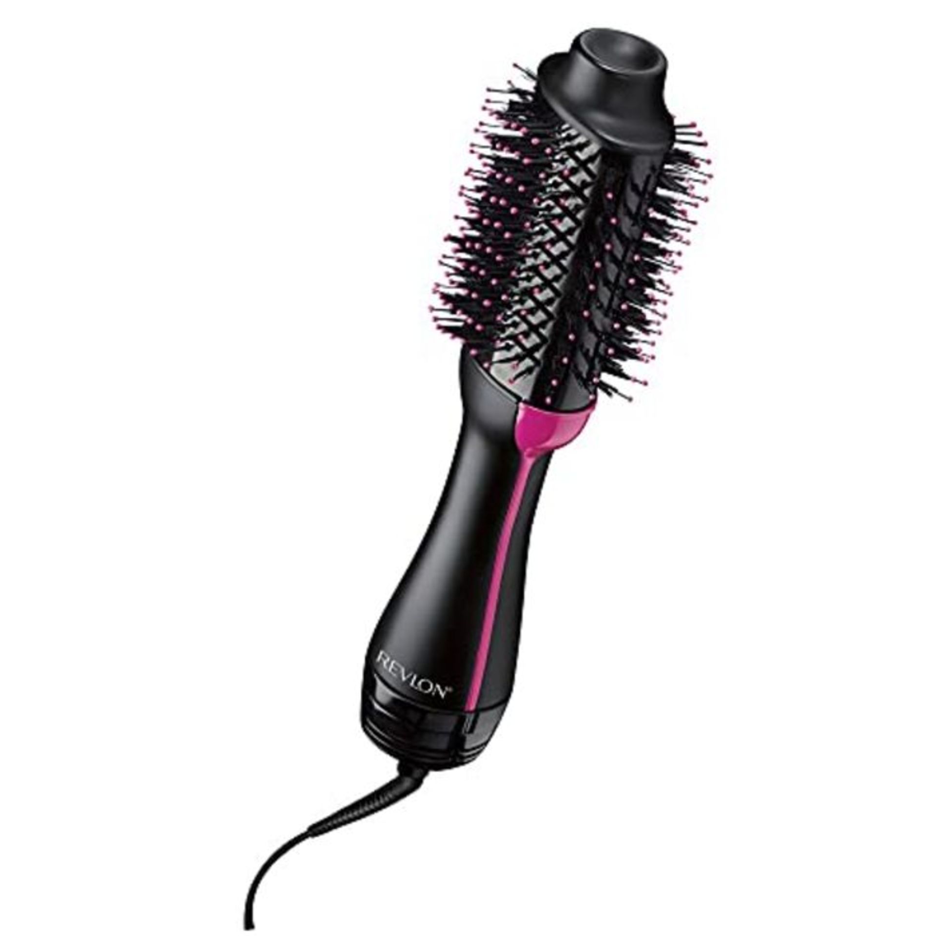 Revlon RVDR5222E2 Salon One-Step Hair Asciugacapelli e Volumizzante, 800 W, Nero/Rosa