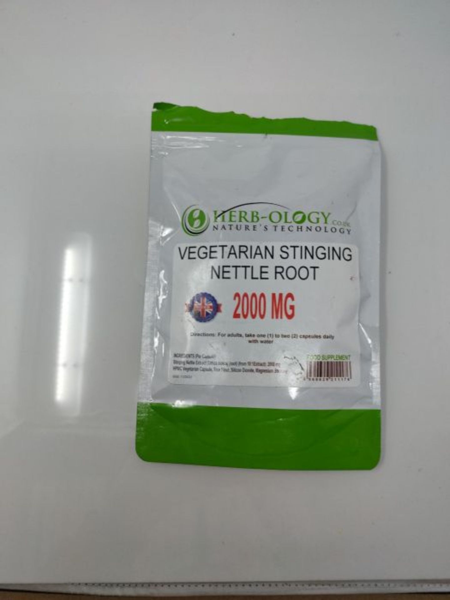 Herb-Ology Stinging Nettle Root Capsules | 120 Nettle Root Capsules (10:1 Extract) 200 - Image 2 of 2