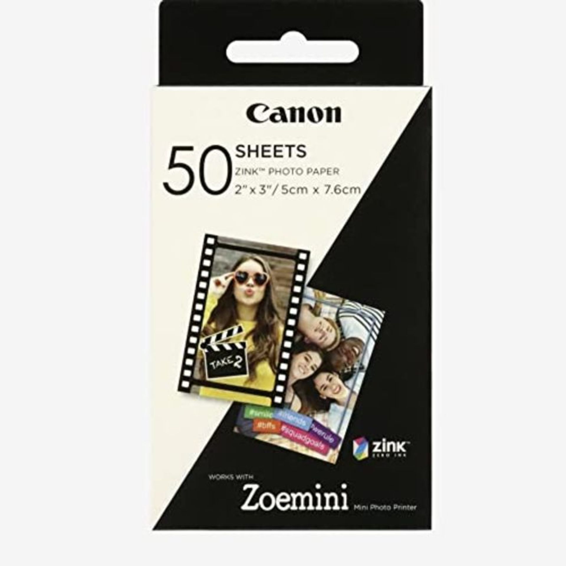 Canon Zoemini ZINK Fotopapier, 50 Blatt