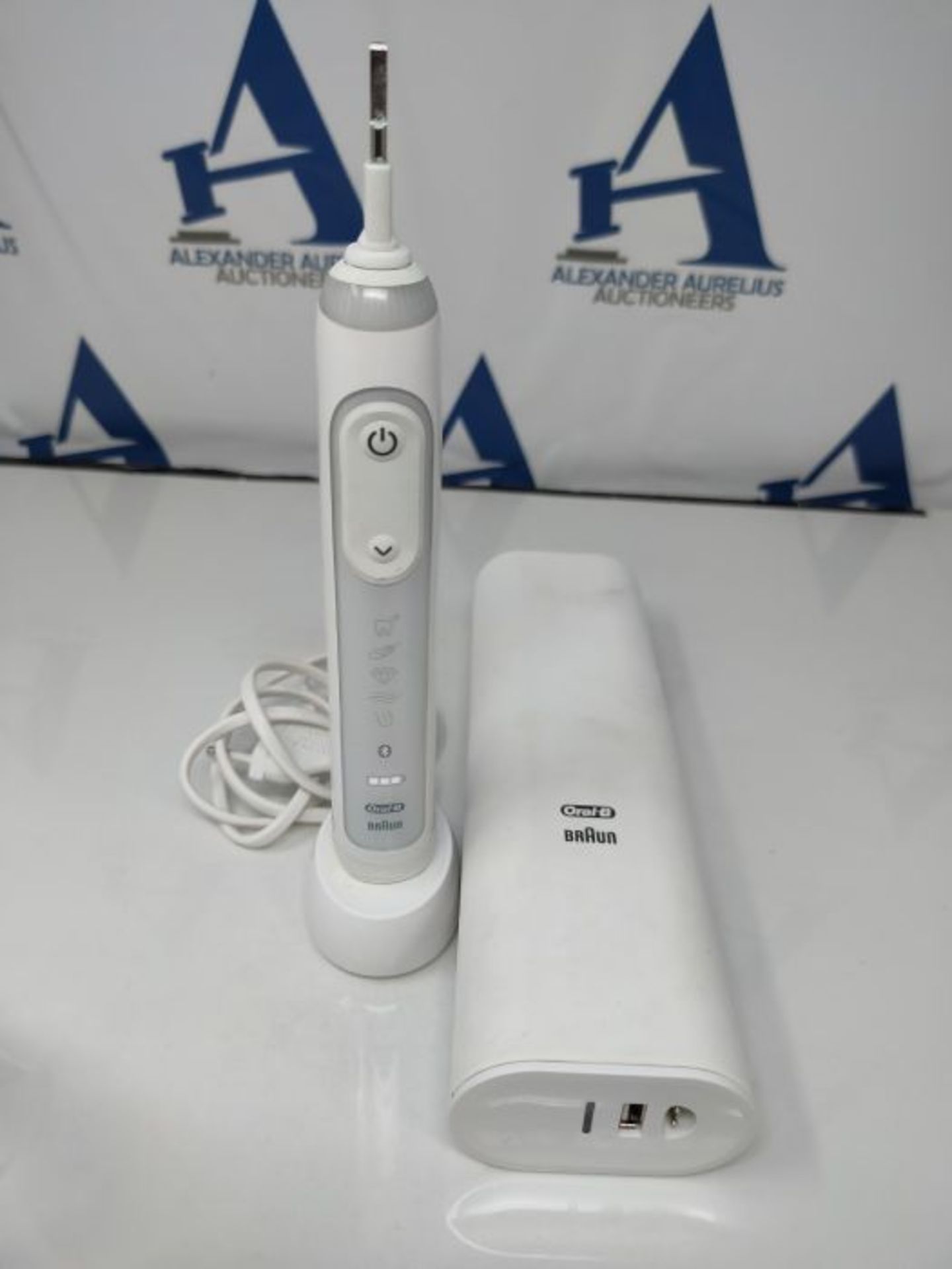 RRP £162.00 Oral-B Genius X Spazzolino Elettrico Ricaricabile, 1 Spazzolino Bianco con Intelligenz - Image 2 of 2