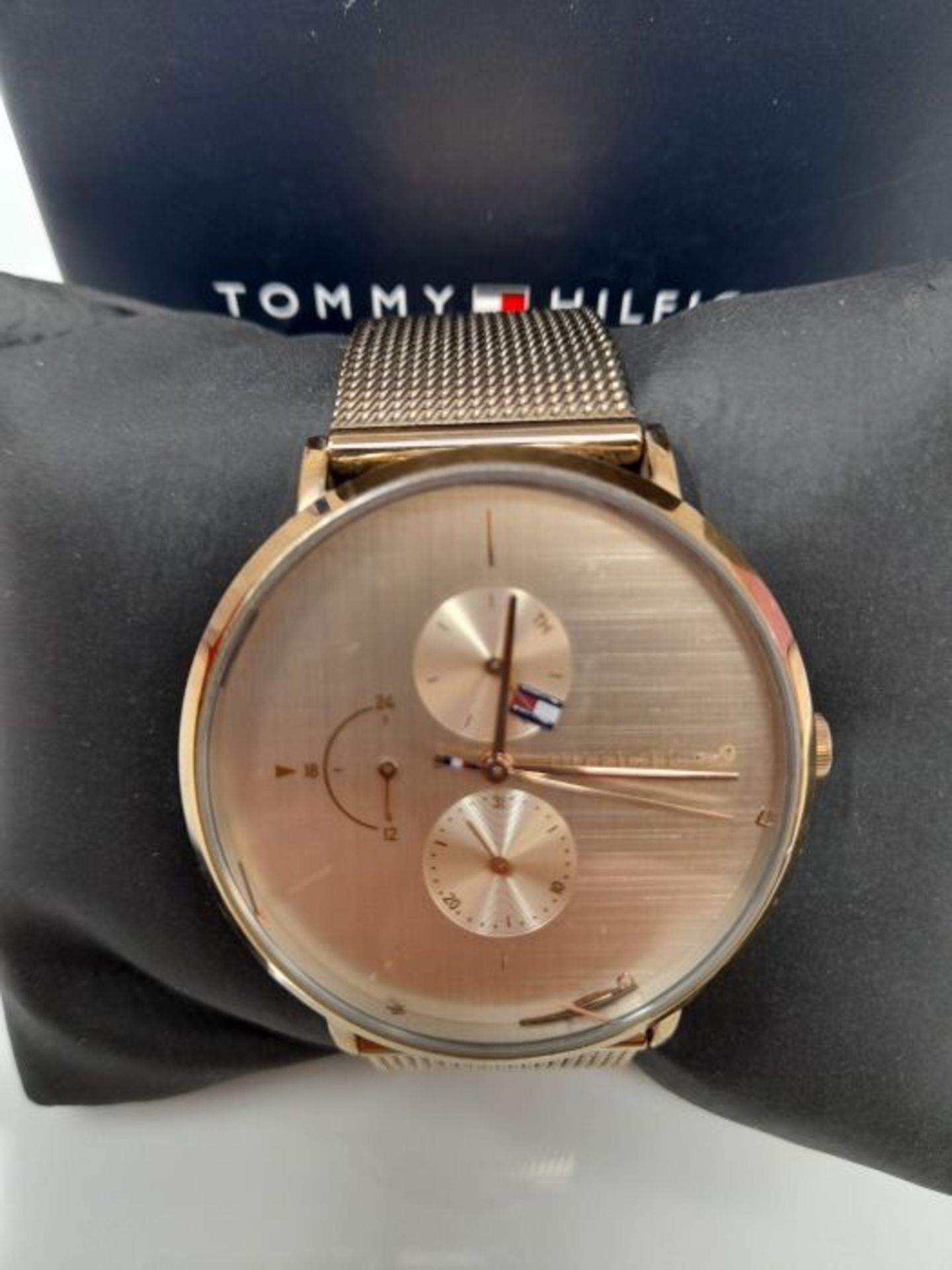 RRP £113.00 [INCOMPLETE] Tommy Hilfiger Womens Multi dial Quartz Watch with Rose Gold Strap 178194 - Image 3 of 3