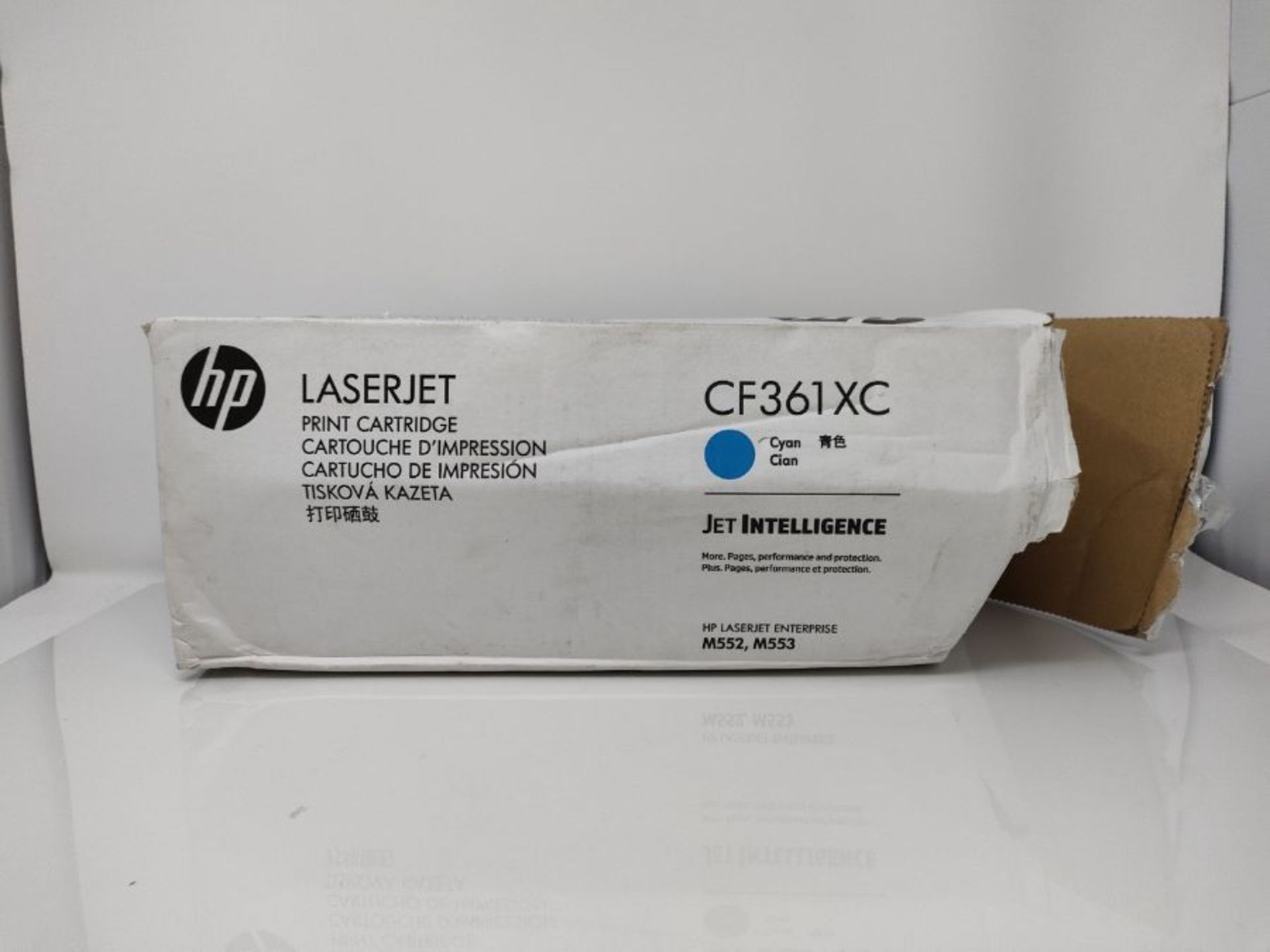 RRP £86.00 Akia  553  Toner for HP Color LaserJet Enterprise M cf361xc/508X  Cyan Toner - Image 2 of 3