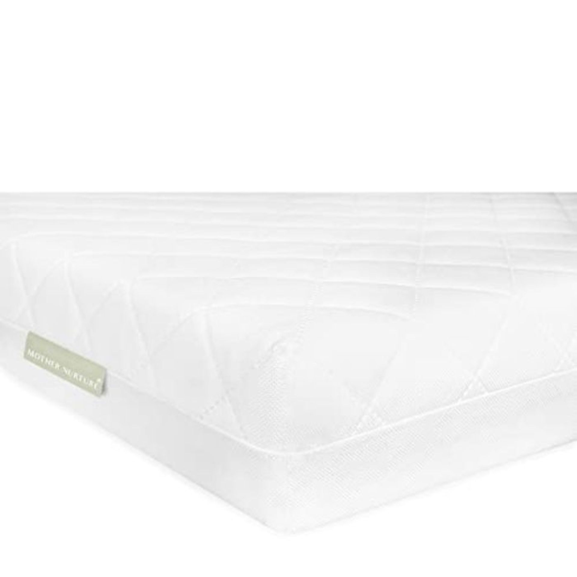 Mother Nurture Classic Eco Fibre Cot Bed Mattress, White, 140 x 70 x 10 cm