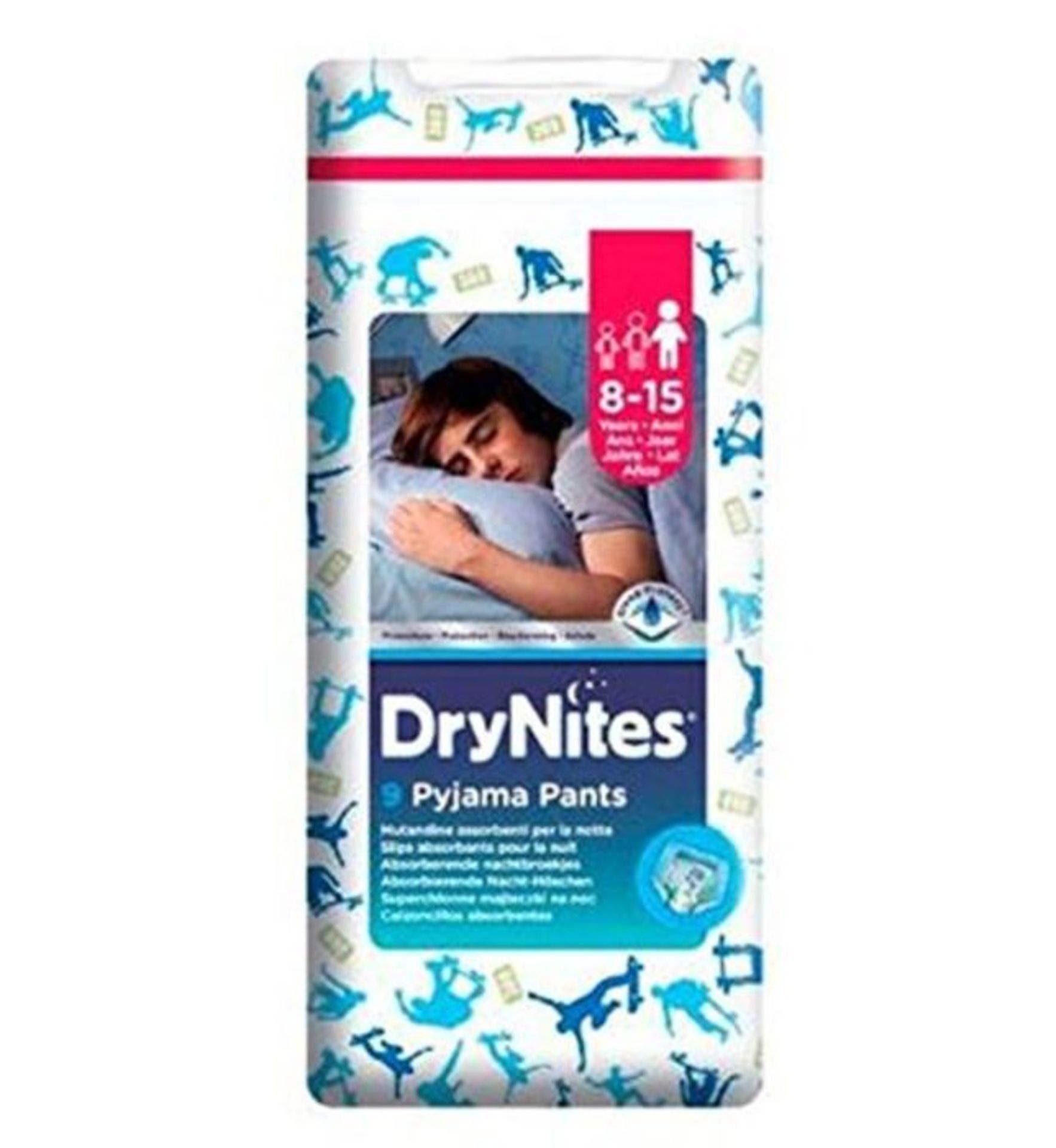 Huggies Drynites® Pyjama Bed Wetting Pants Boys 8-15 Years - 9 Pants
