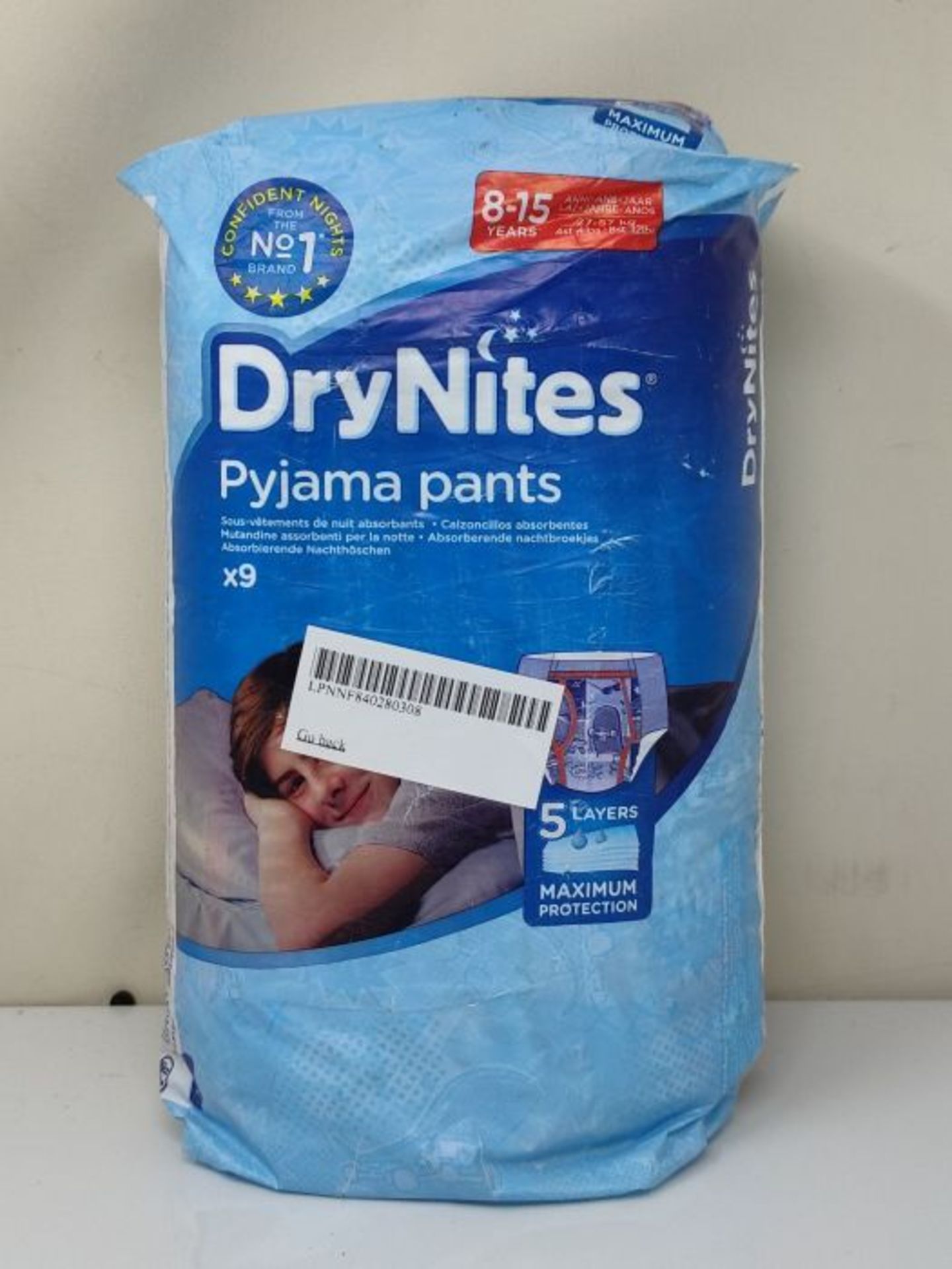 Huggies Drynites® Pyjama Bed Wetting Pants Boys 8-15 Years - 9 Pants - Image 2 of 3