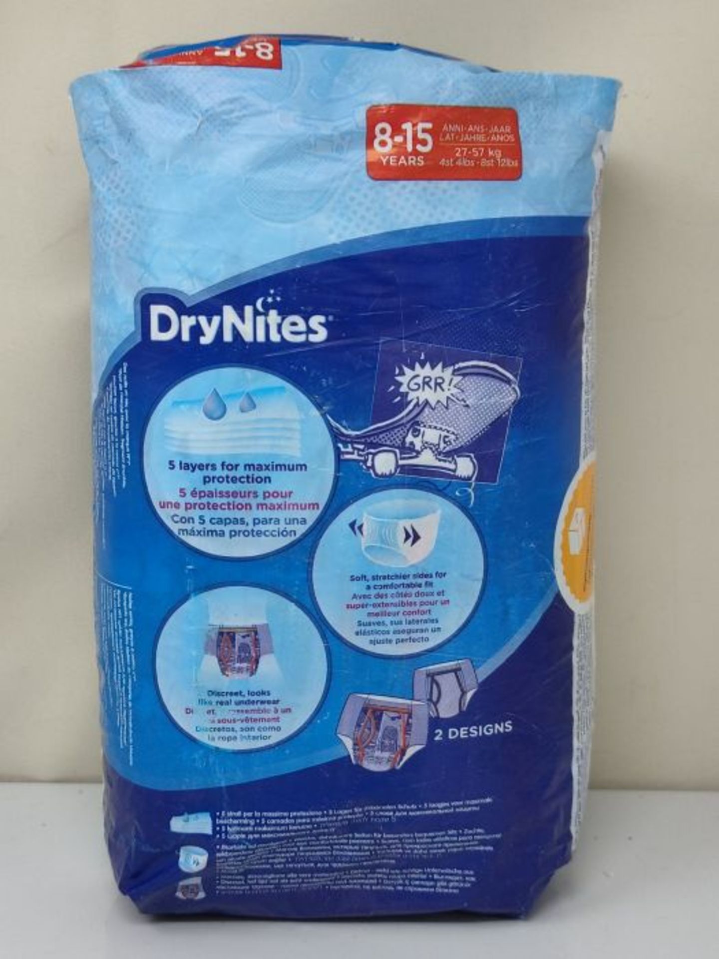 Huggies Drynites® Pyjama Bed Wetting Pants Boys 8-15 Years - 9 Pants - Image 3 of 3