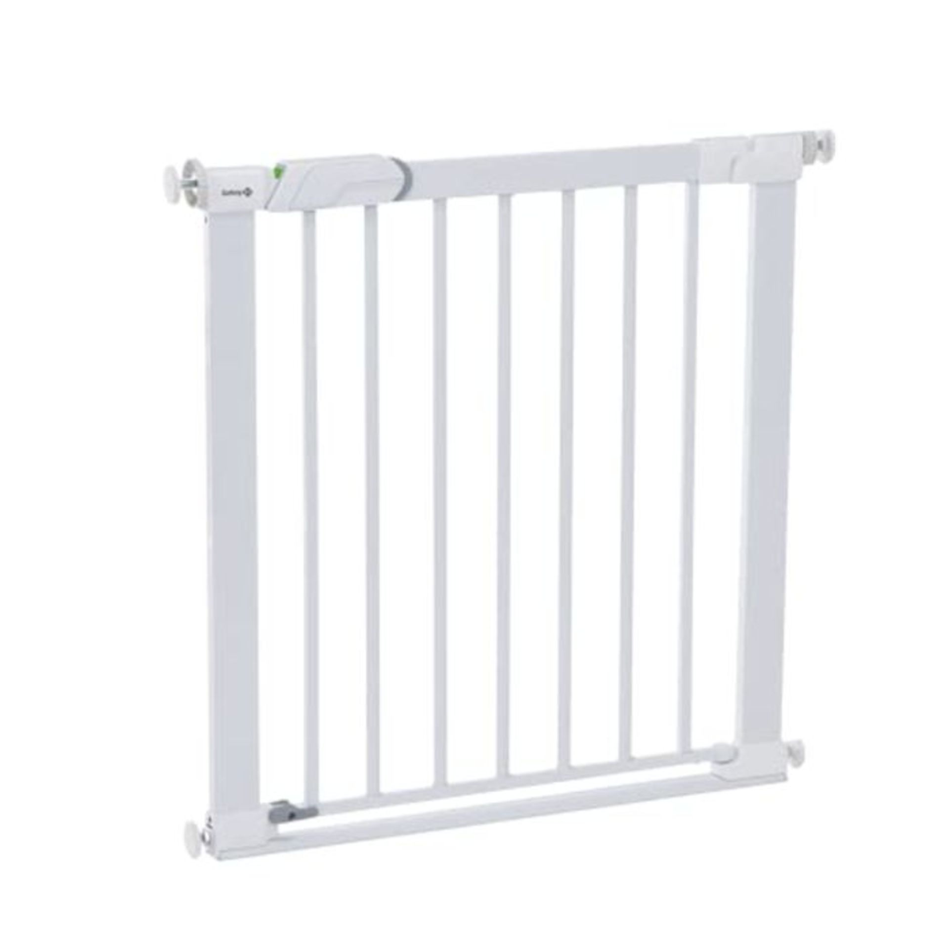 Safety 1st SecureTech Flat Step Practical Safety Metal Gate with Thin Step Over Bar, I