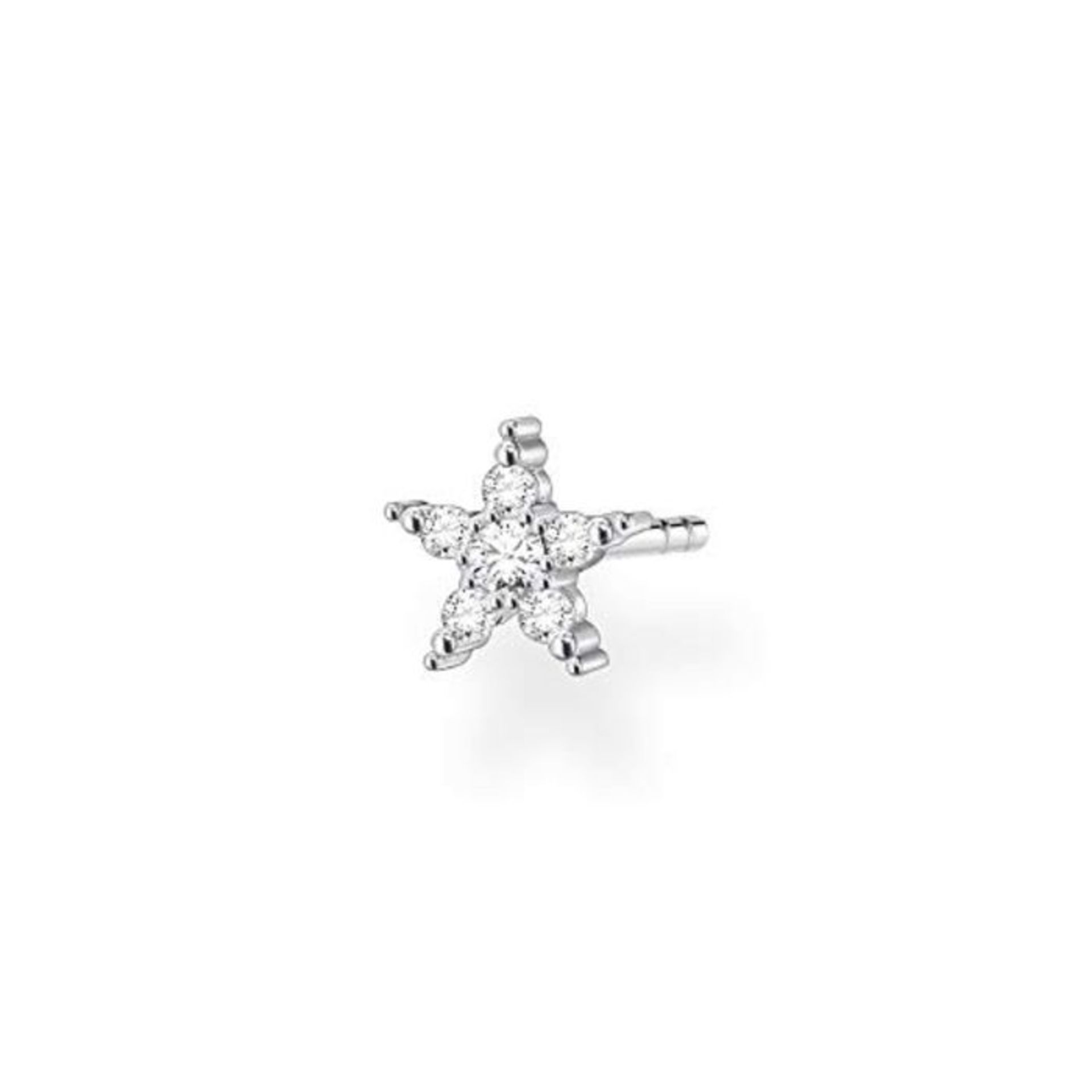 Thomas Sabo Women's Single Star Stud Earrings 925 Sterling Silver