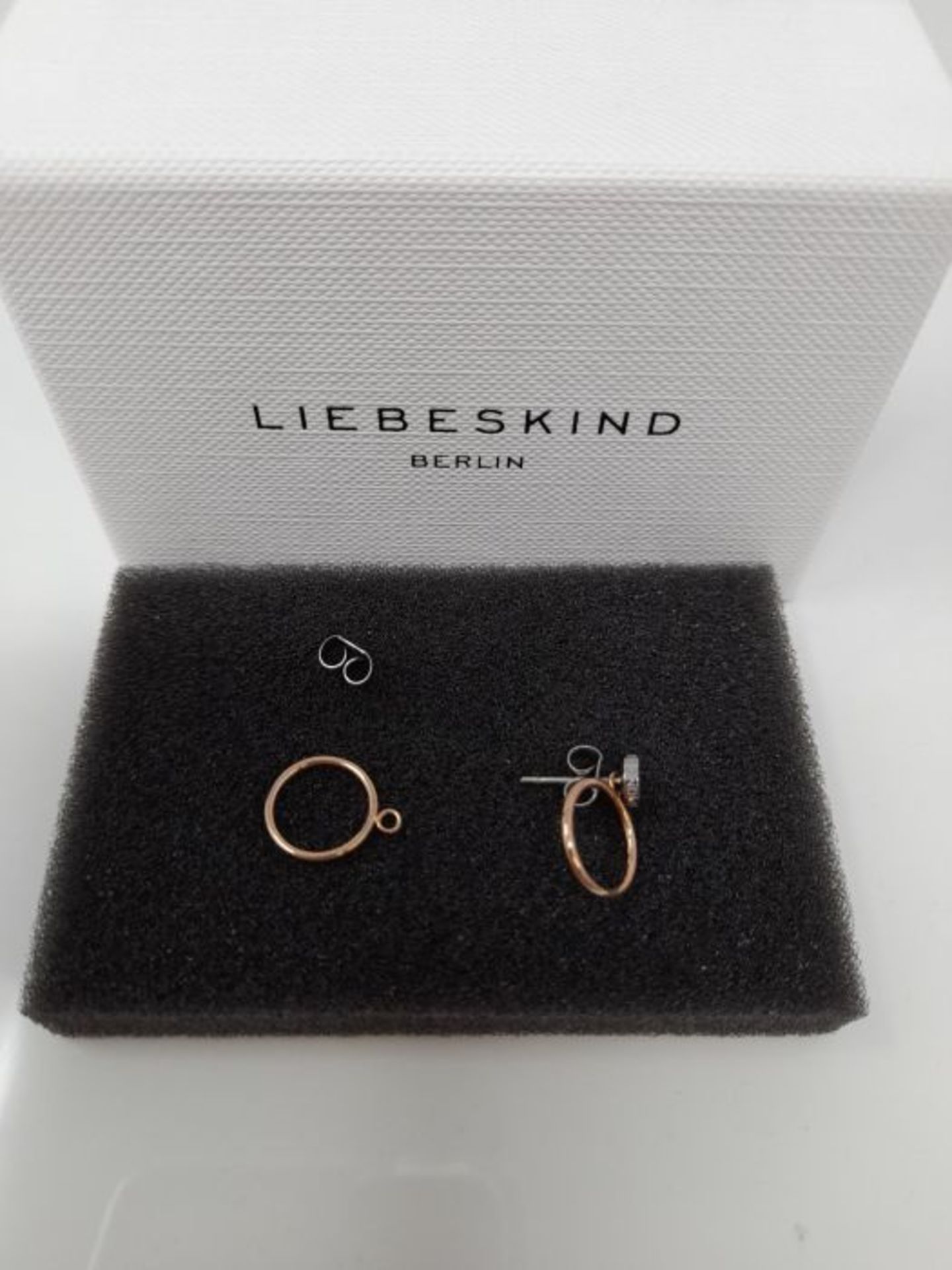 [INCOMPLETE] Liebeskind Berlin Women's stainless steel stud earrings 15 mm 2 Colour - Image 2 of 2