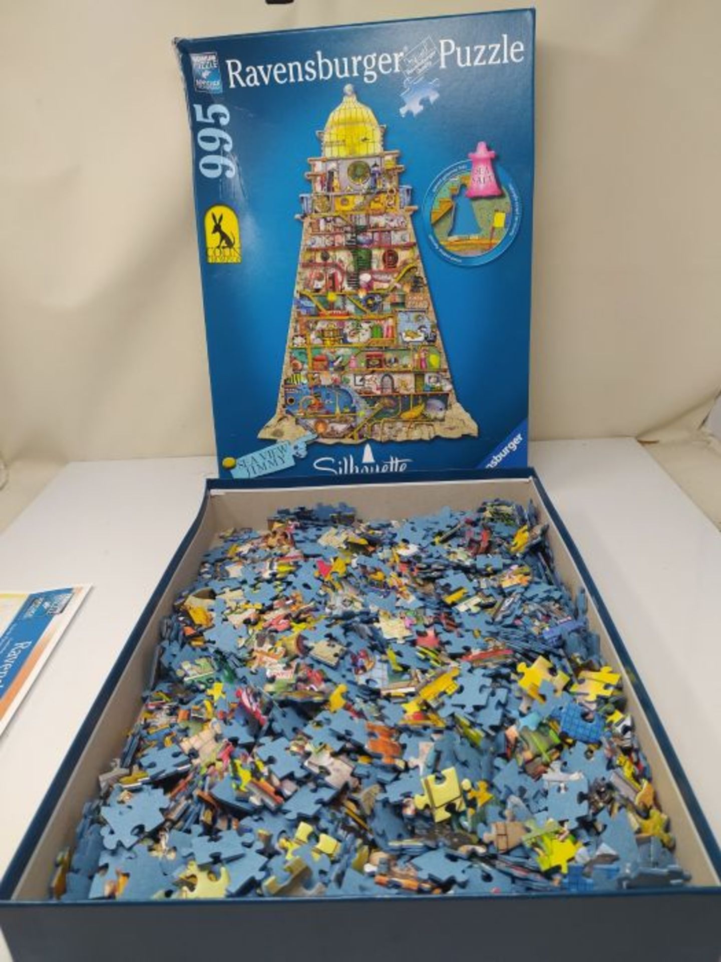 Ravensburger Colin Thompson Lighthouse 955 Piece Shaped Silhouette Jigsaw Puzzle for A - Image 2 of 3