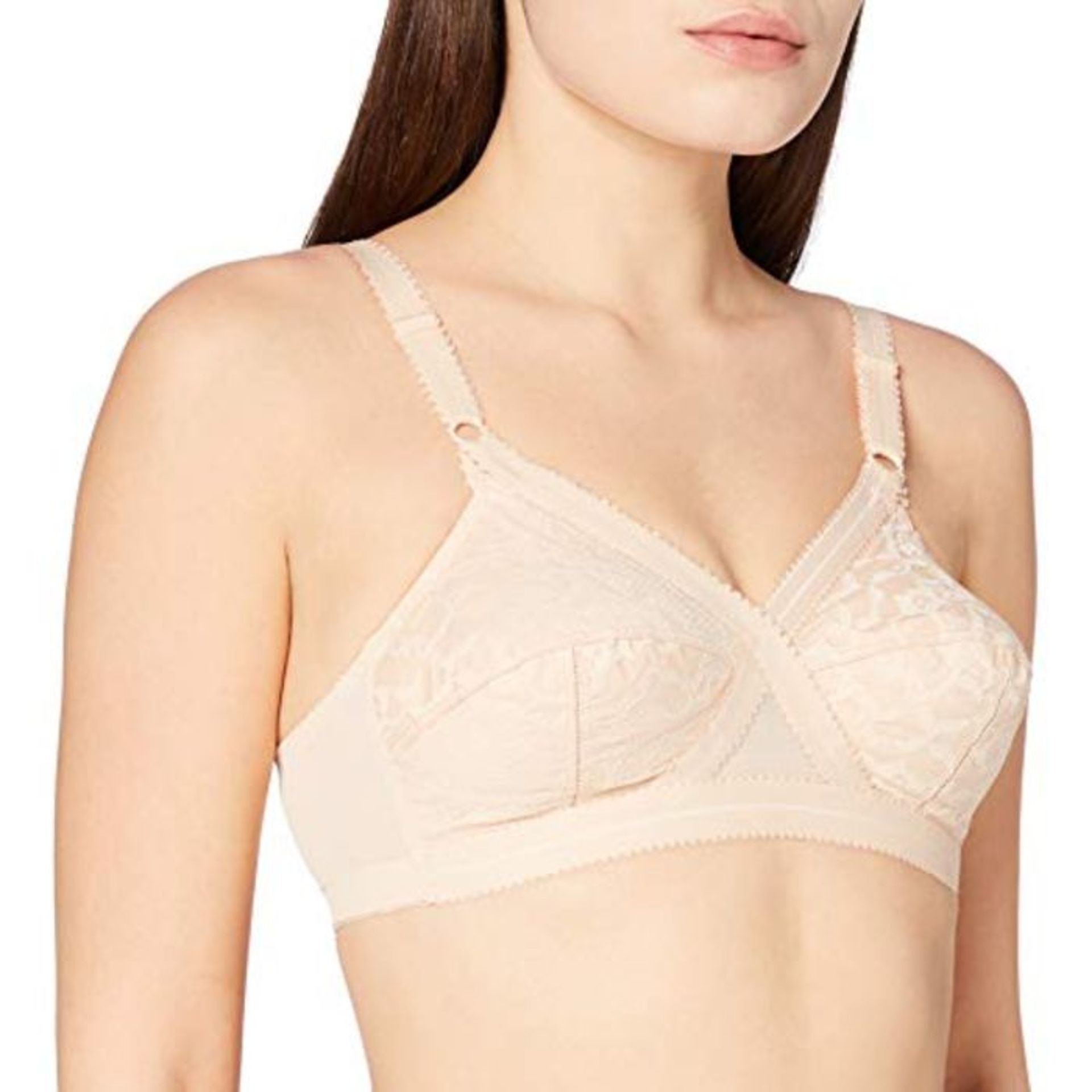 Playtex Women's Cross Your Heart ClassiC Beige, - Beige, 36D (Brand Size: 95D)