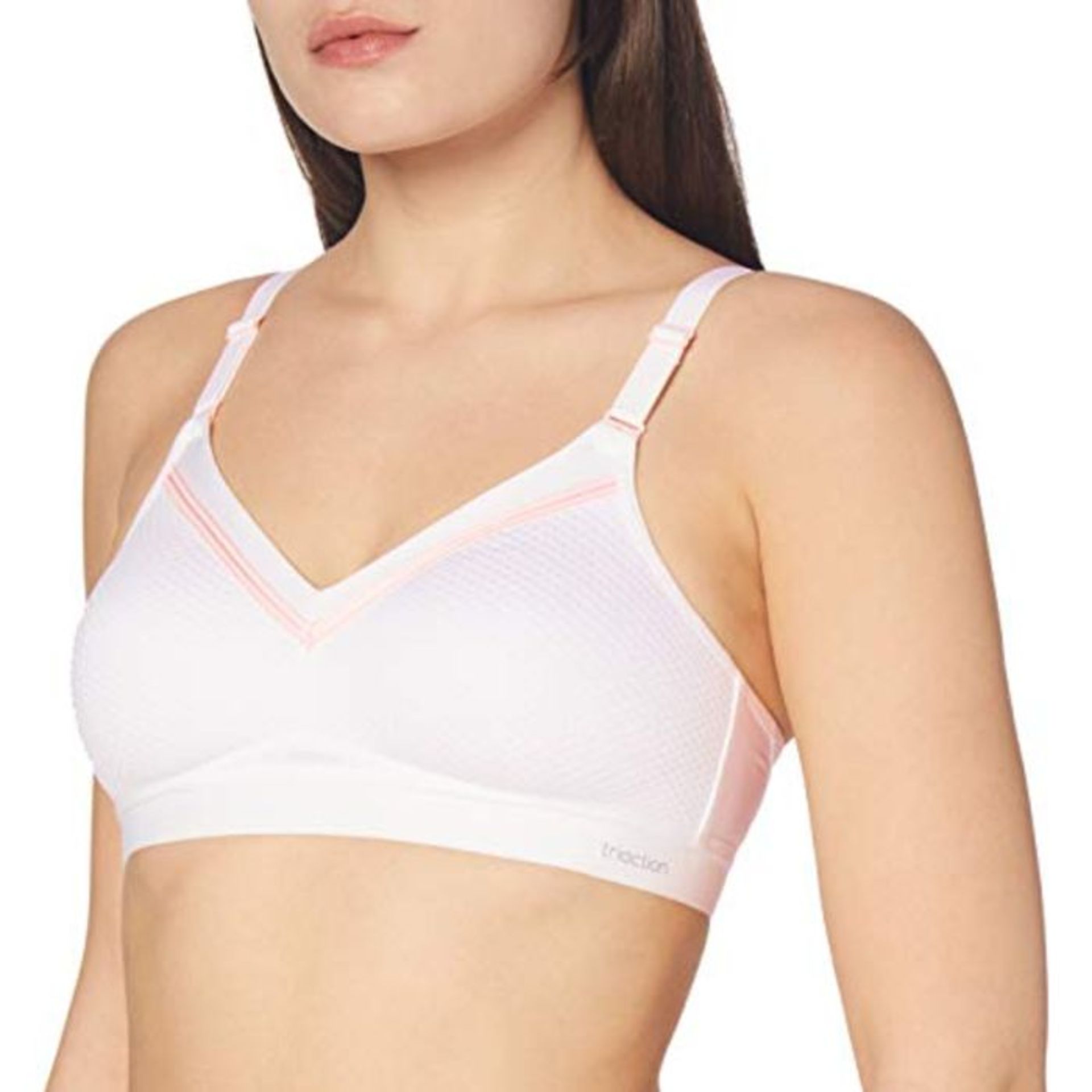 Triumph Women's Triaction Free Motion N Sports Bra, White, 38D