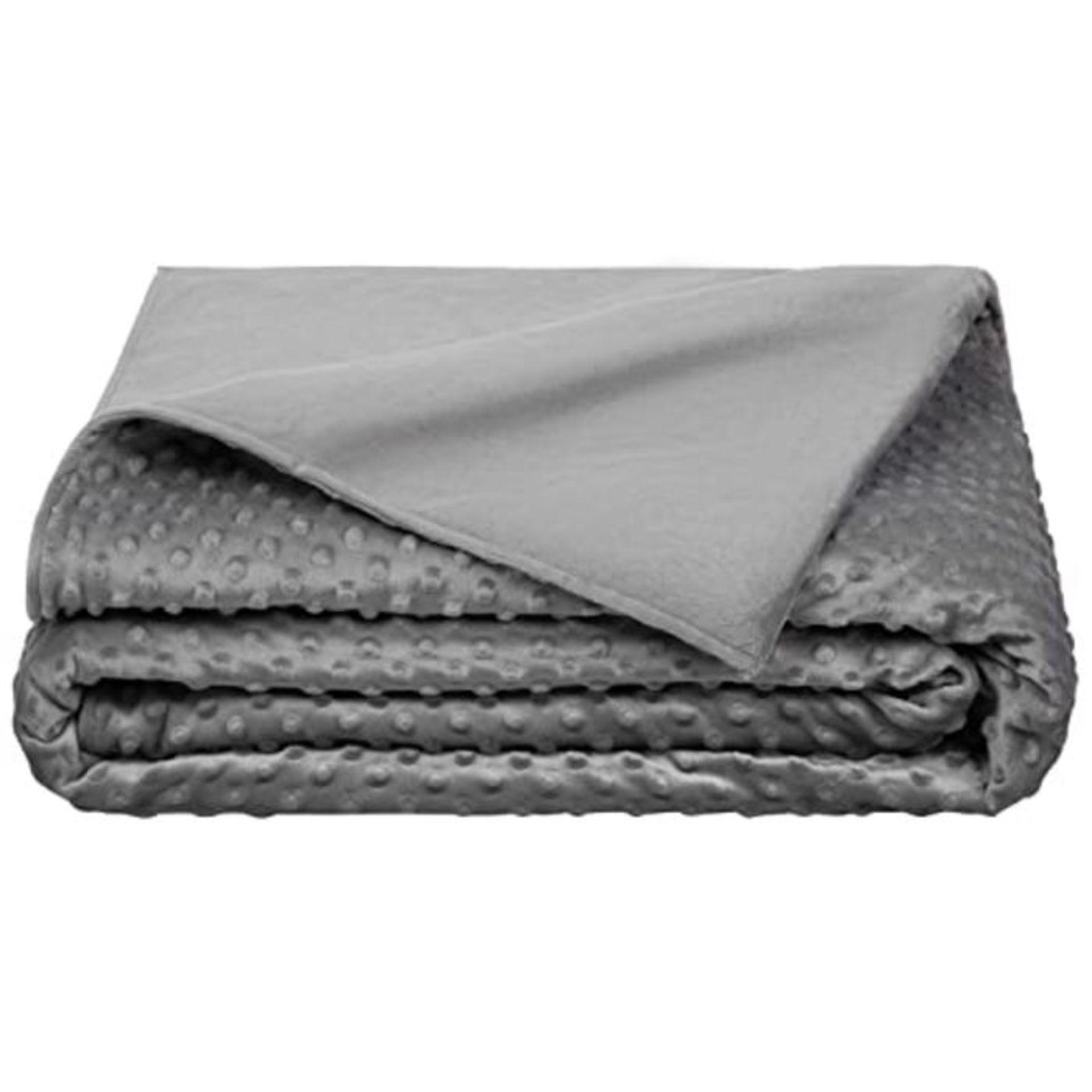 5 STARS UNITED Weighted Blanket Cover - Double 122 x 183 cm Grey - JUST COVER - Remova