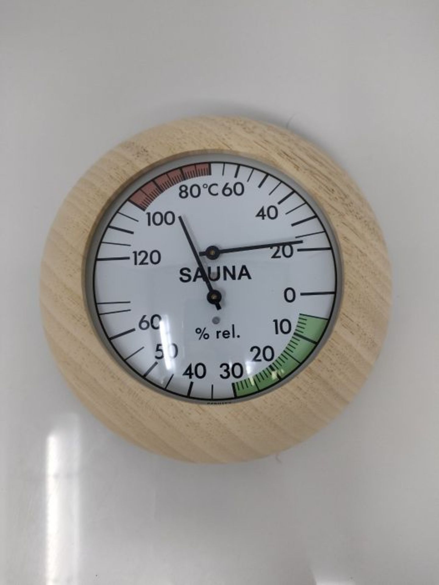Blooming Weather 40.102800000000002 Sauna Thermometer and Hygrometer - Wood - Image 3 of 3