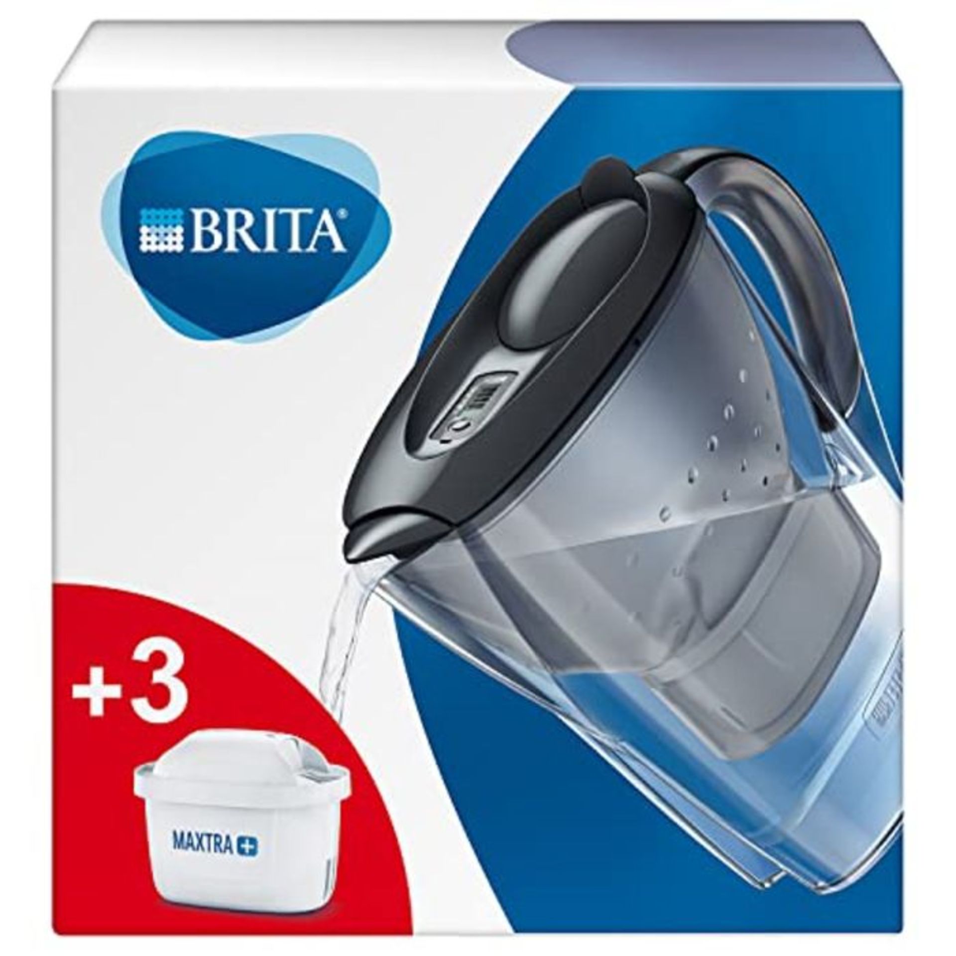 [INCOMPLETE] BRITA Marella fridge water filter jug for reduction of chlorine, limescal