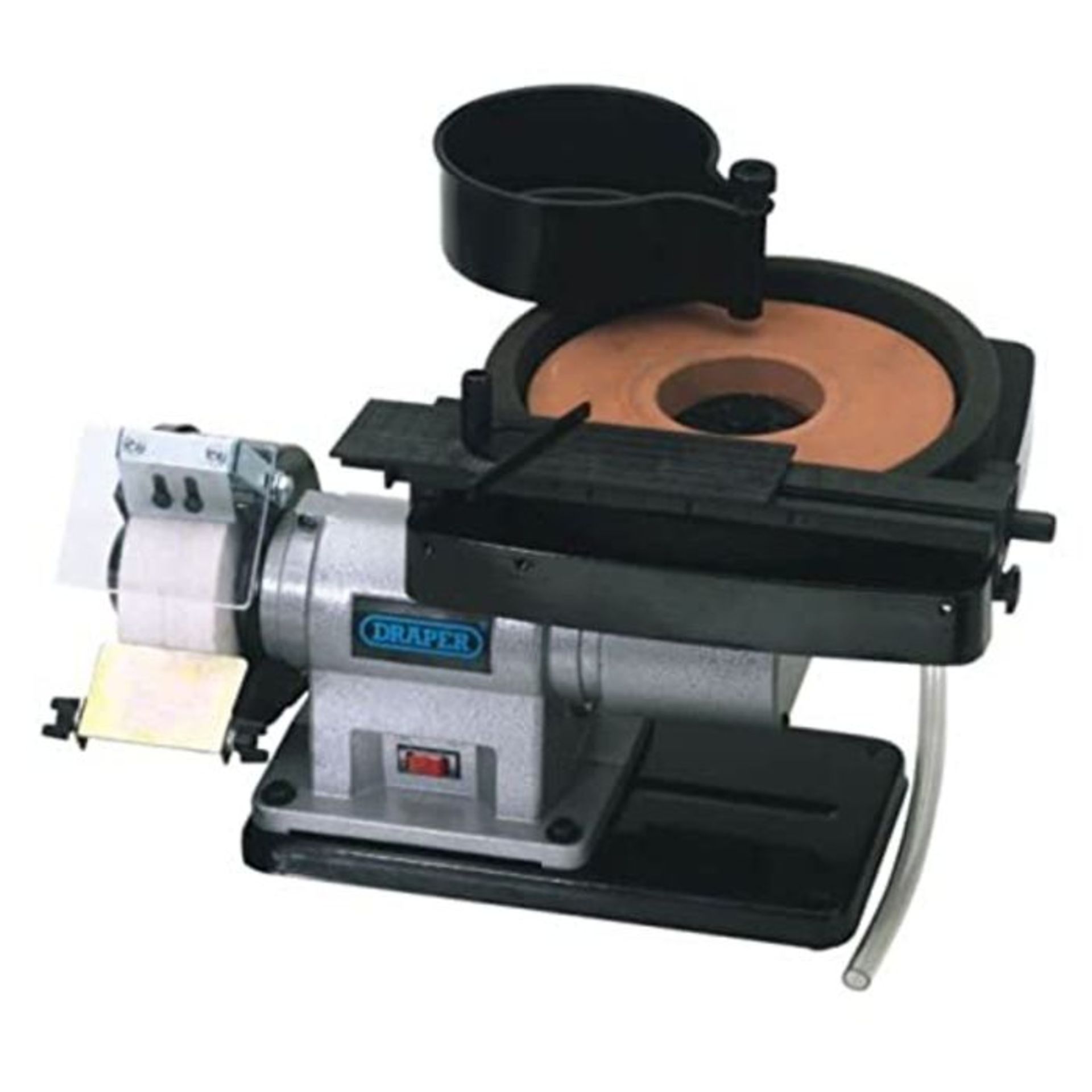 RRP £162.00 Draper 31235 Wet and Dry Bench Grinder, 230V