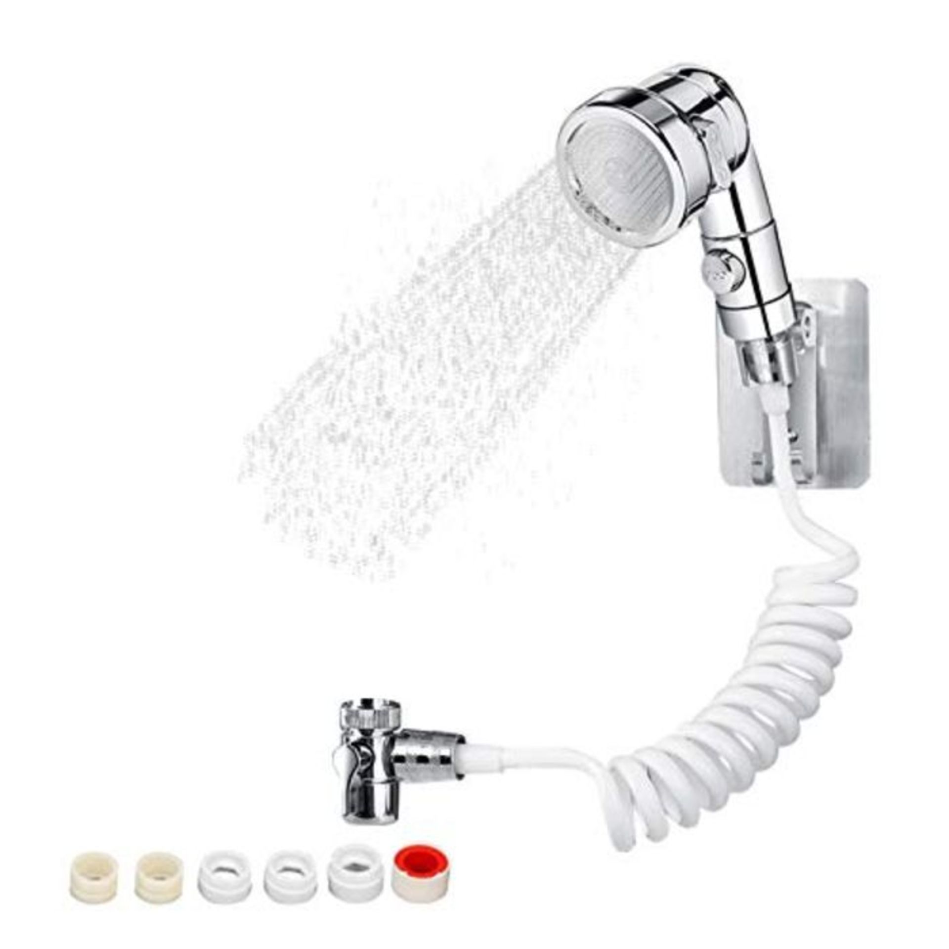 Basin Handheld Shower Kit, Bathroom Faucet Hand Held Shower Head Sink Hose Sprayer Att