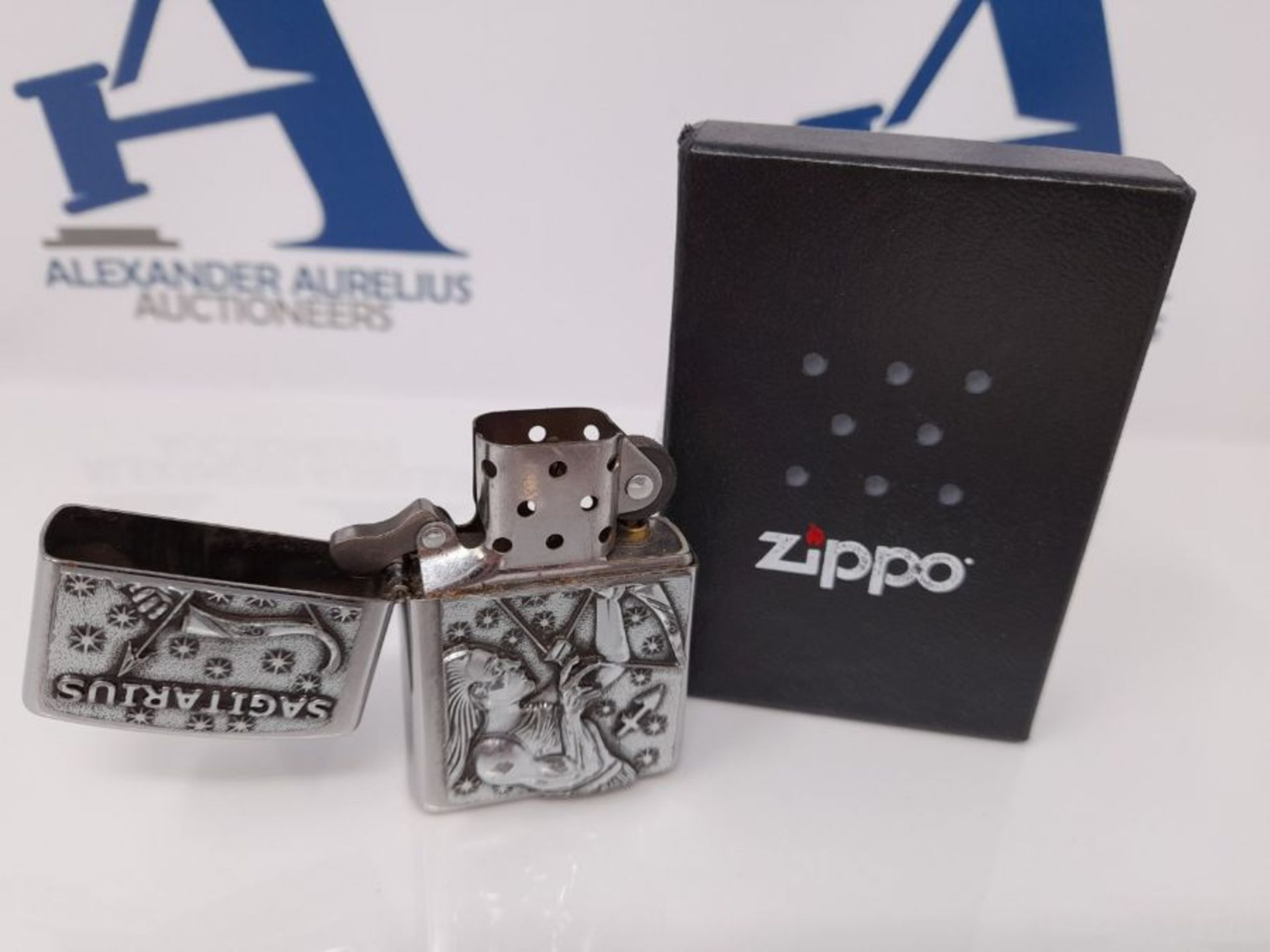Zippo Lighter, Brass, Design, 5,83,81,2 - Image 2 of 3