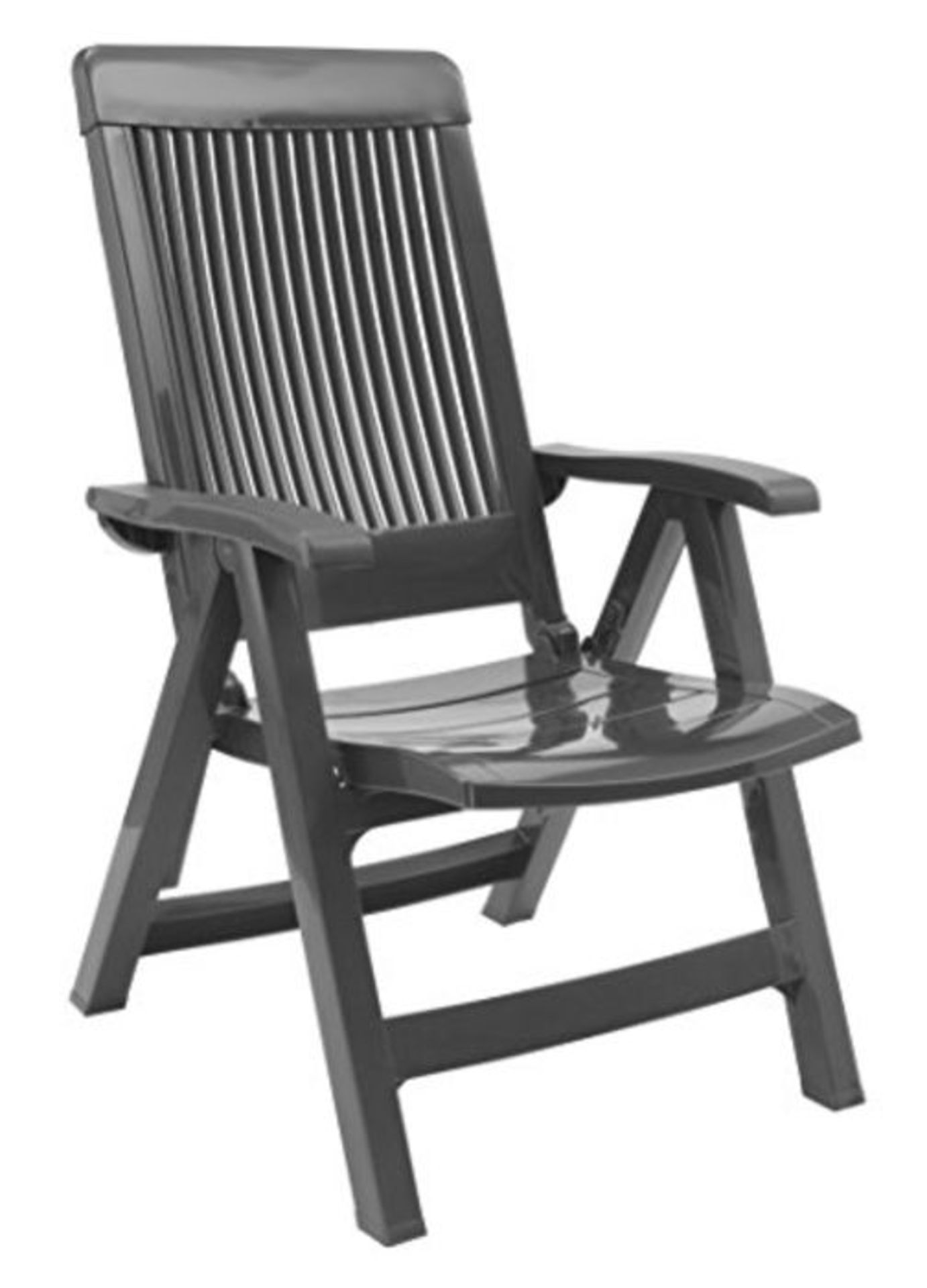 GROSFILLEX Fiji 3 Multi-Position Chair, Anthracite, 67 x 62 x 107 cm