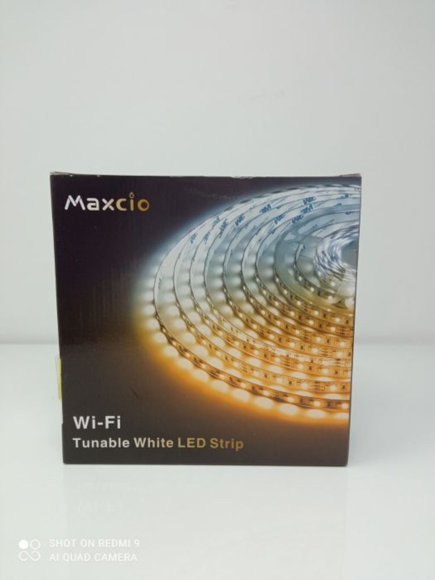 WiFi LED Strip Dimmbar 5M, Maxcio Smart CW Streifen (2800-7000K) Warmweiße und Kaltwe
