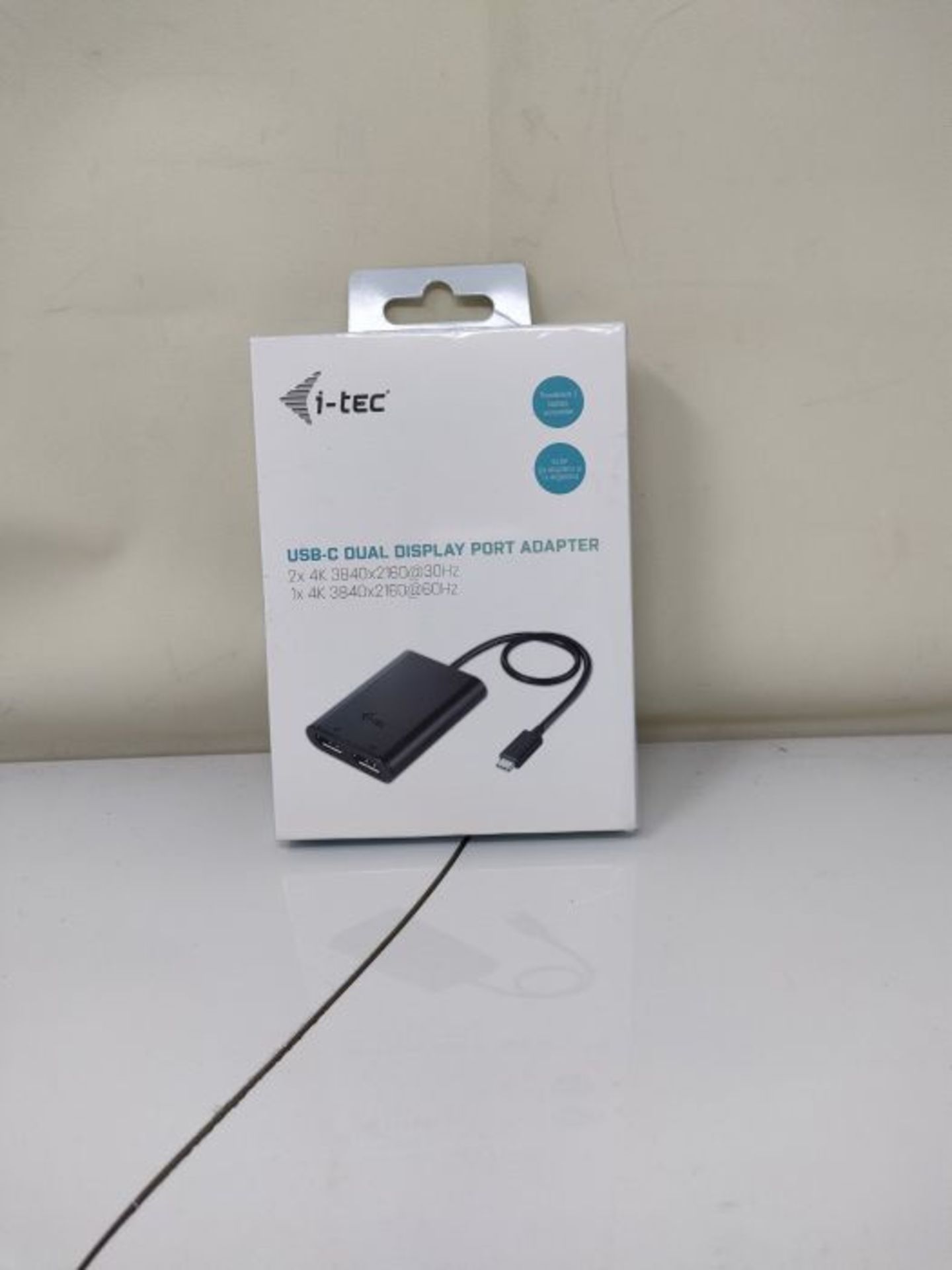 i-tec USB C auf Dual Display Port Video Adapter 4K HD