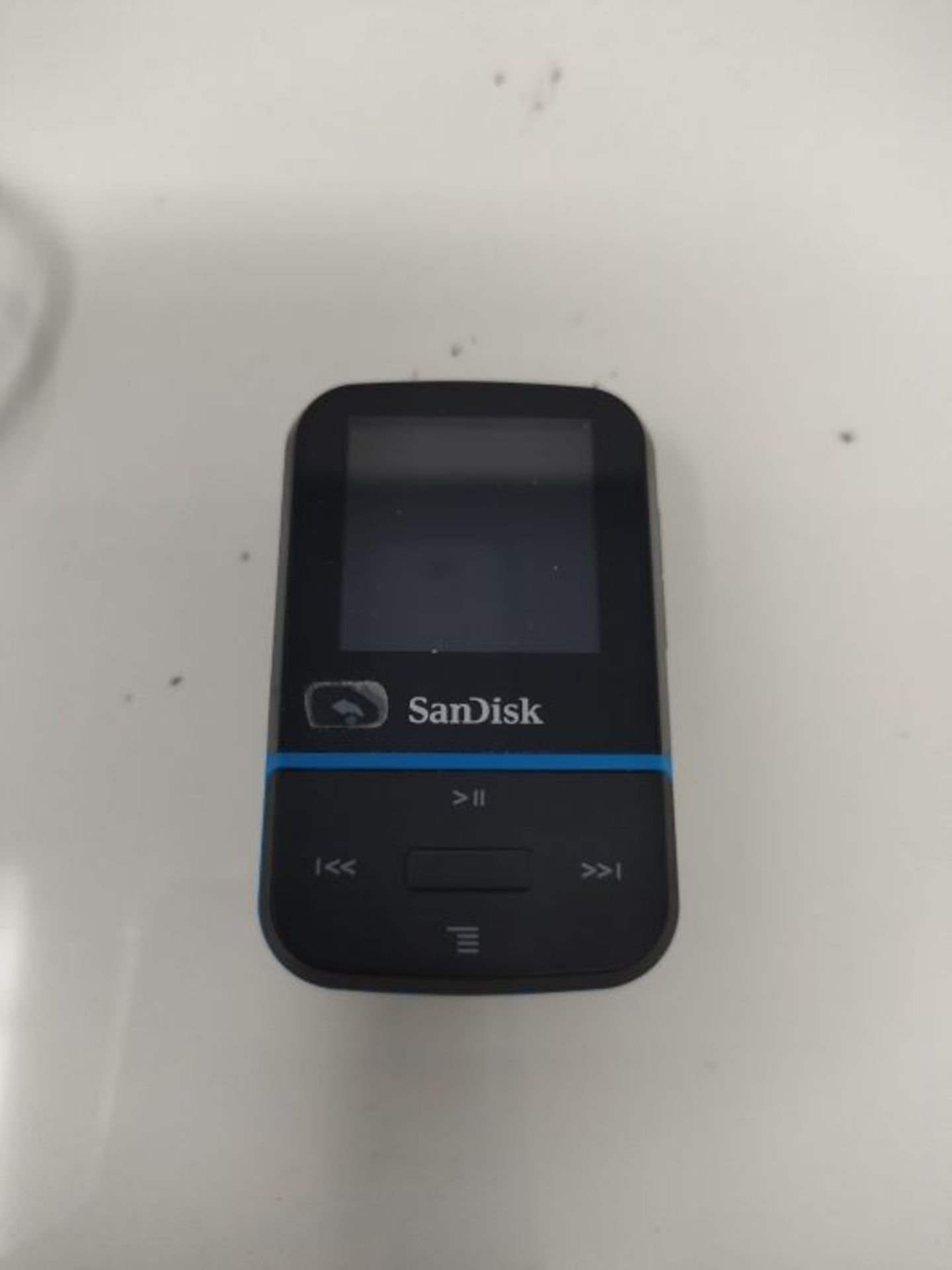 SanDisk Clip Sport Go 32GB MP3 Player Blue - Image 3 of 3