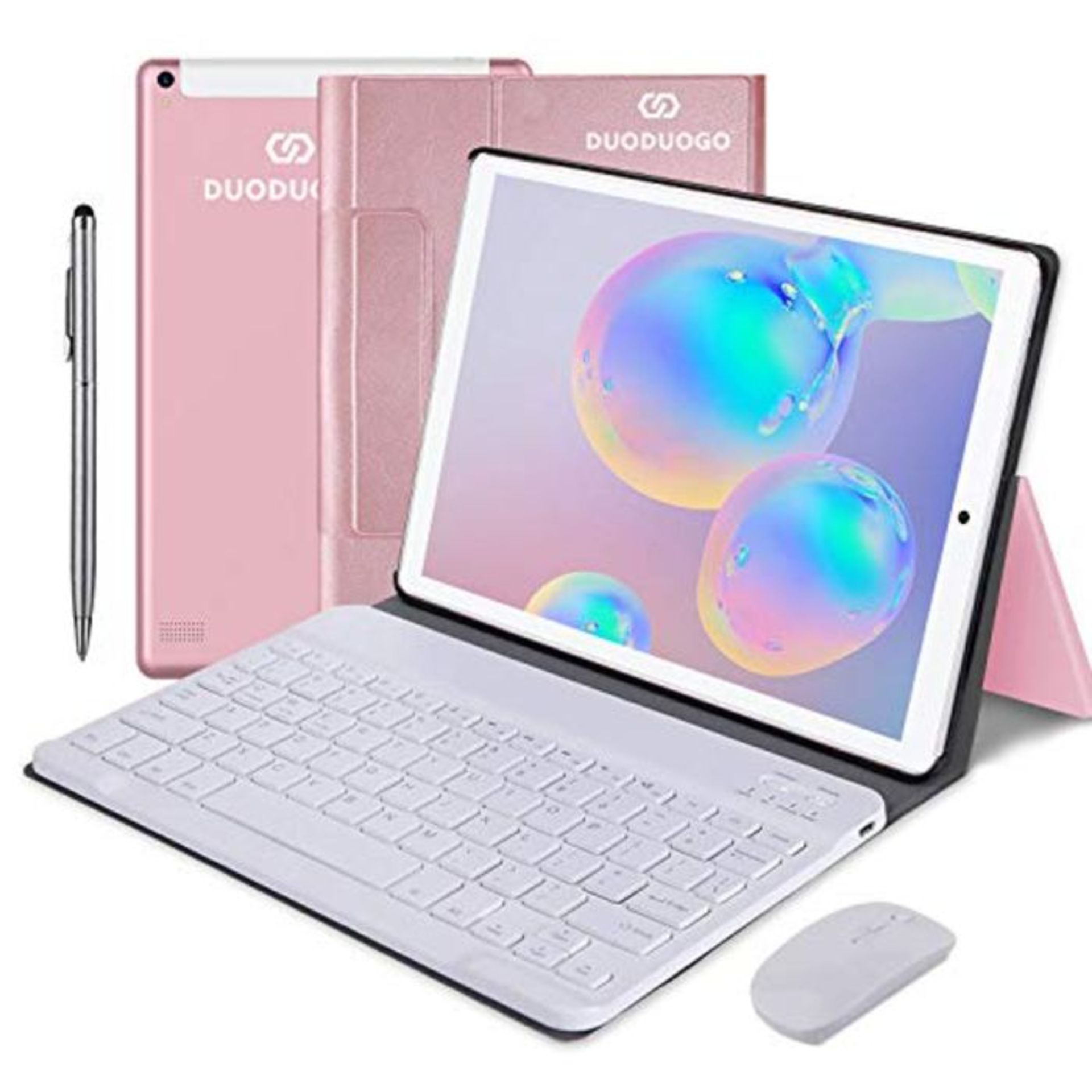 RRP £85.00 10 Pollici Tablet 4G Android 9.0 2 in 1 Tablet PC, 4GB RAM +64GB ROM 128GB Espansione