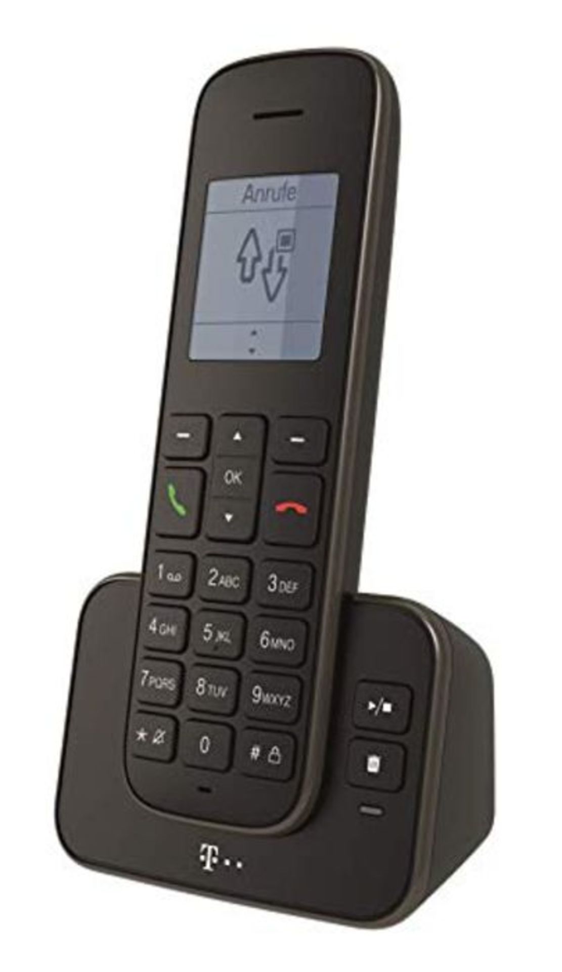 Telekom Sinus A 207 schwarz - Analog-Telefon - Anrufbeantworter - Telekom Sinus A 207