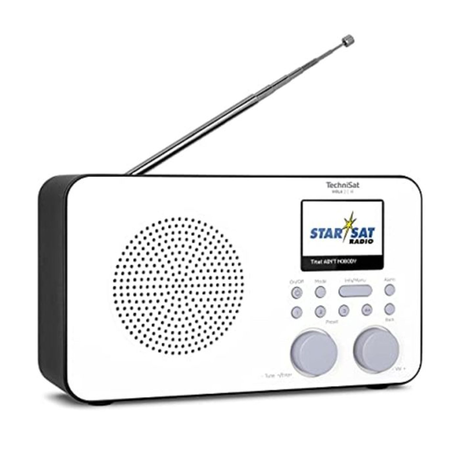 RRP £56.00 TechniSat VIOLA 2 C IR - tragbares Internetradio (DAB+, UKW, WLAN, 2.4 Zoll Farbdispla