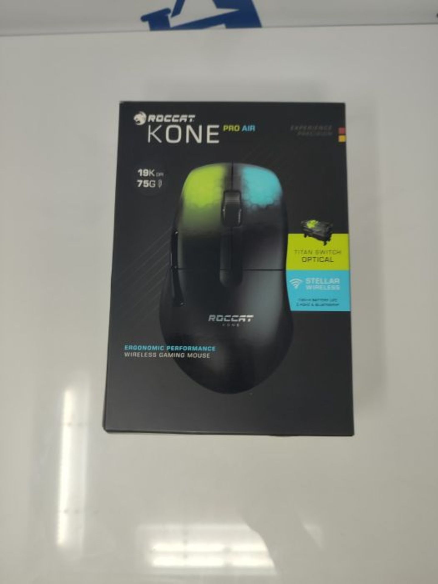 RRP £106.00 Kone Pro Air - Ergonomic Optical Performance Gaming Wireless Mouse, black - Image 2 of 3