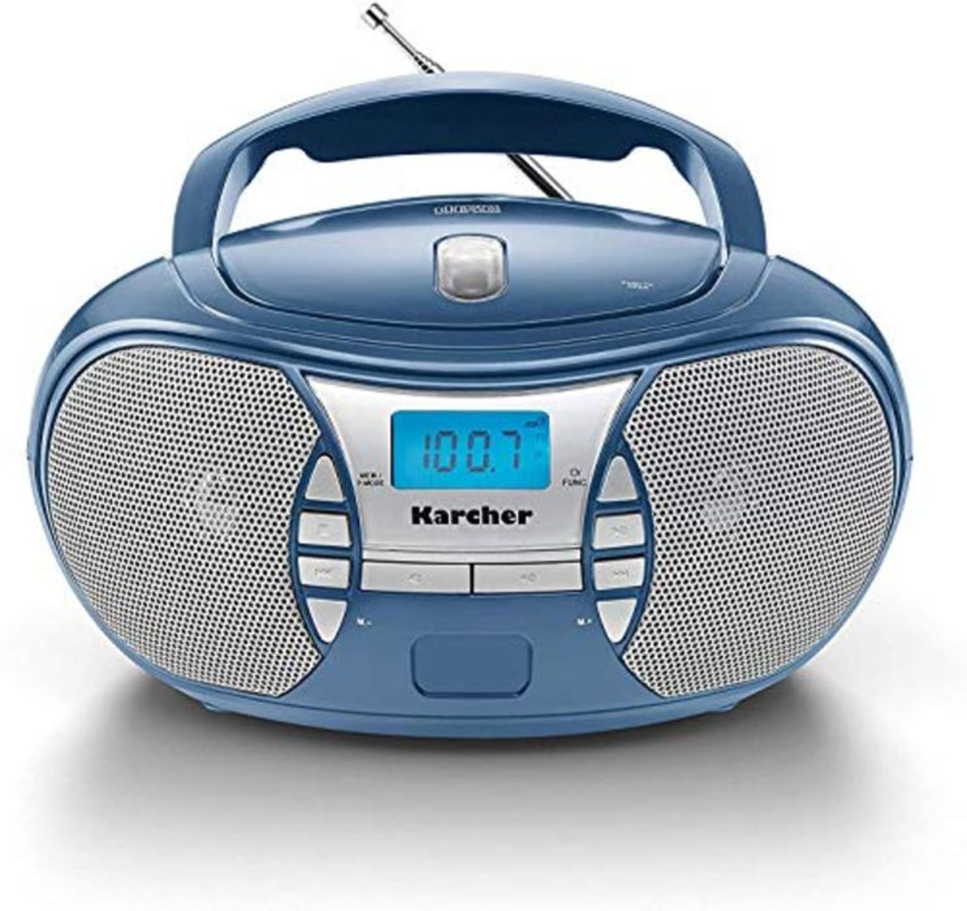 Karcher RR 5025 CD-Radio UKW AUX, CD blue