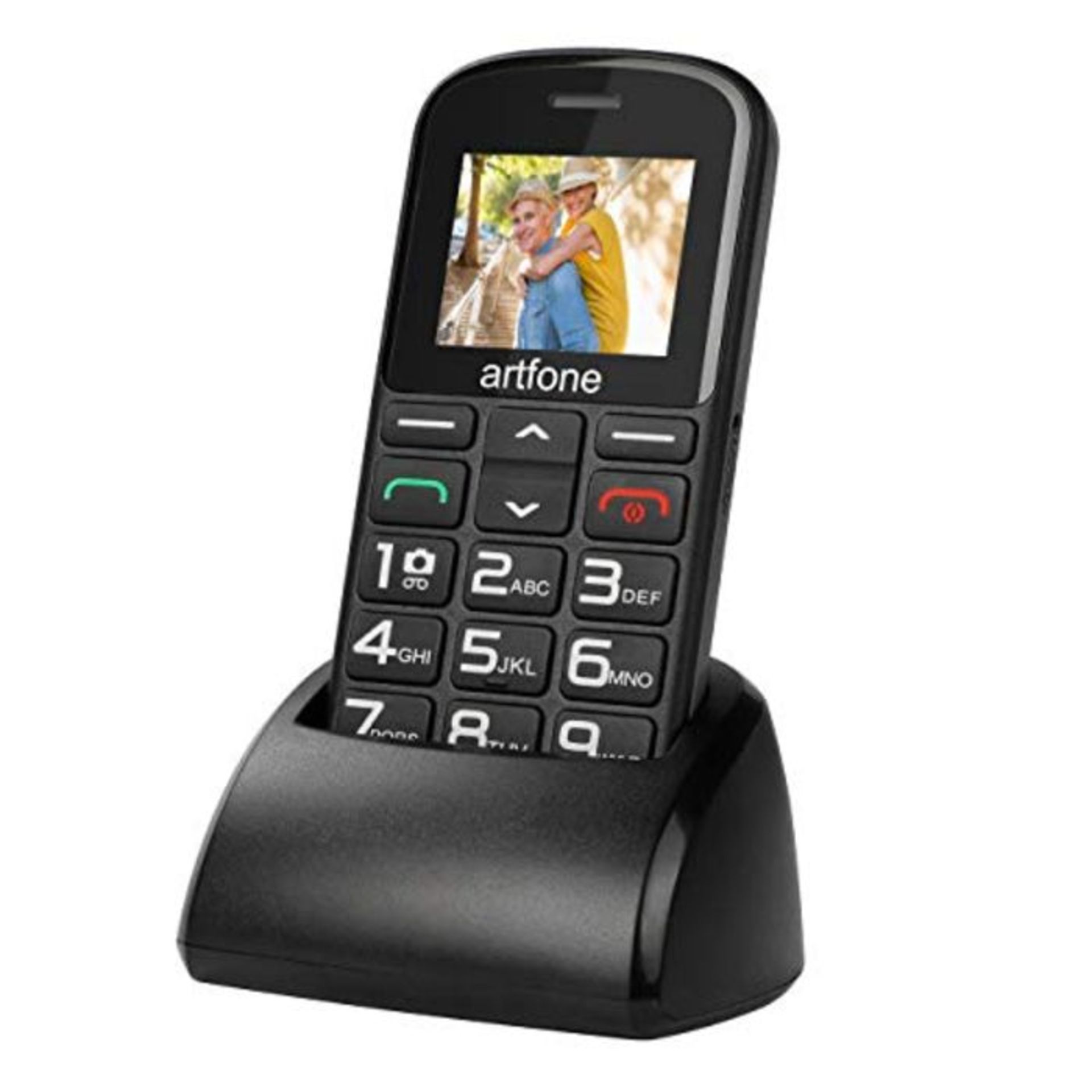 Mobile Phone for Elderly People, artfone 1400mAh Battery Big Button Mobile Phones Dual