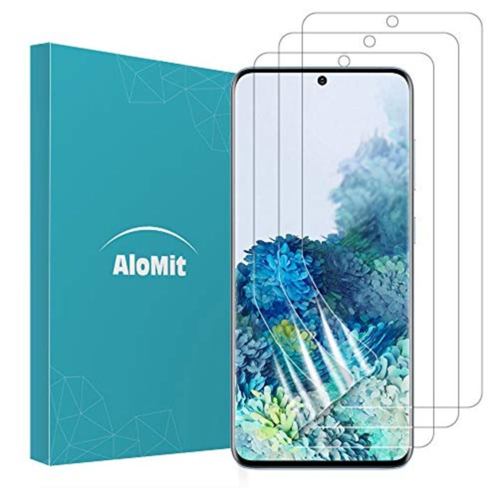 AloMit [3-Pack] Screen Protector for Galaxy S20 Plus [NOT GLASS][Wet Applied]TPU Plast