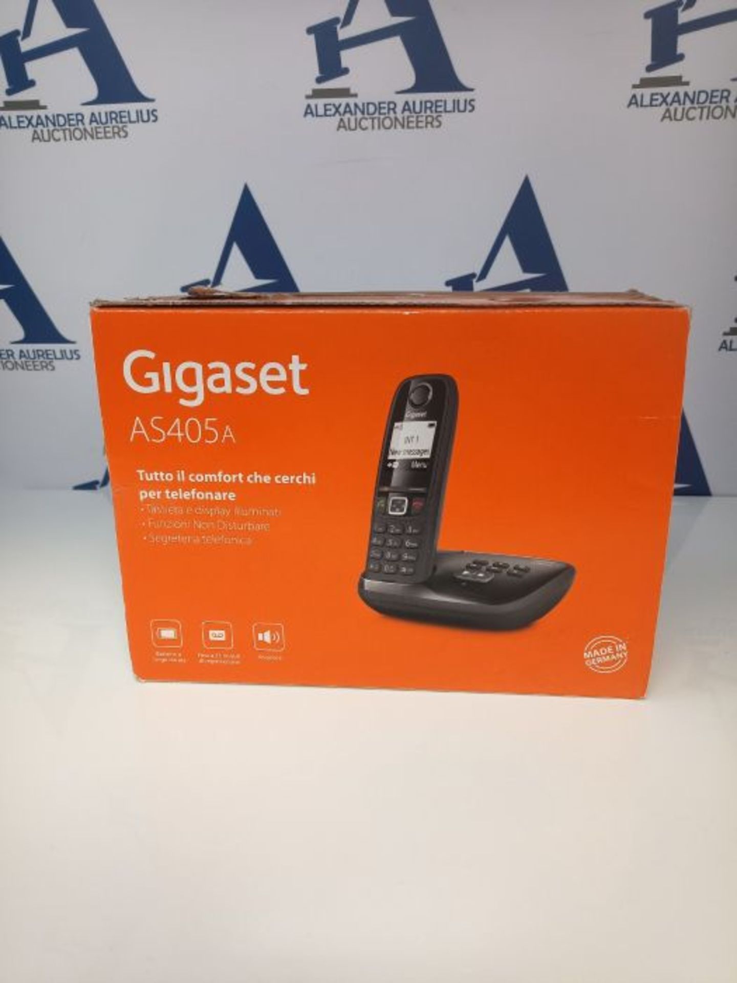 Gigaset AS405A Telefono Cordless, Segreteria Telefonica, Numeri Grandi sul Display, Es - Image 2 of 3