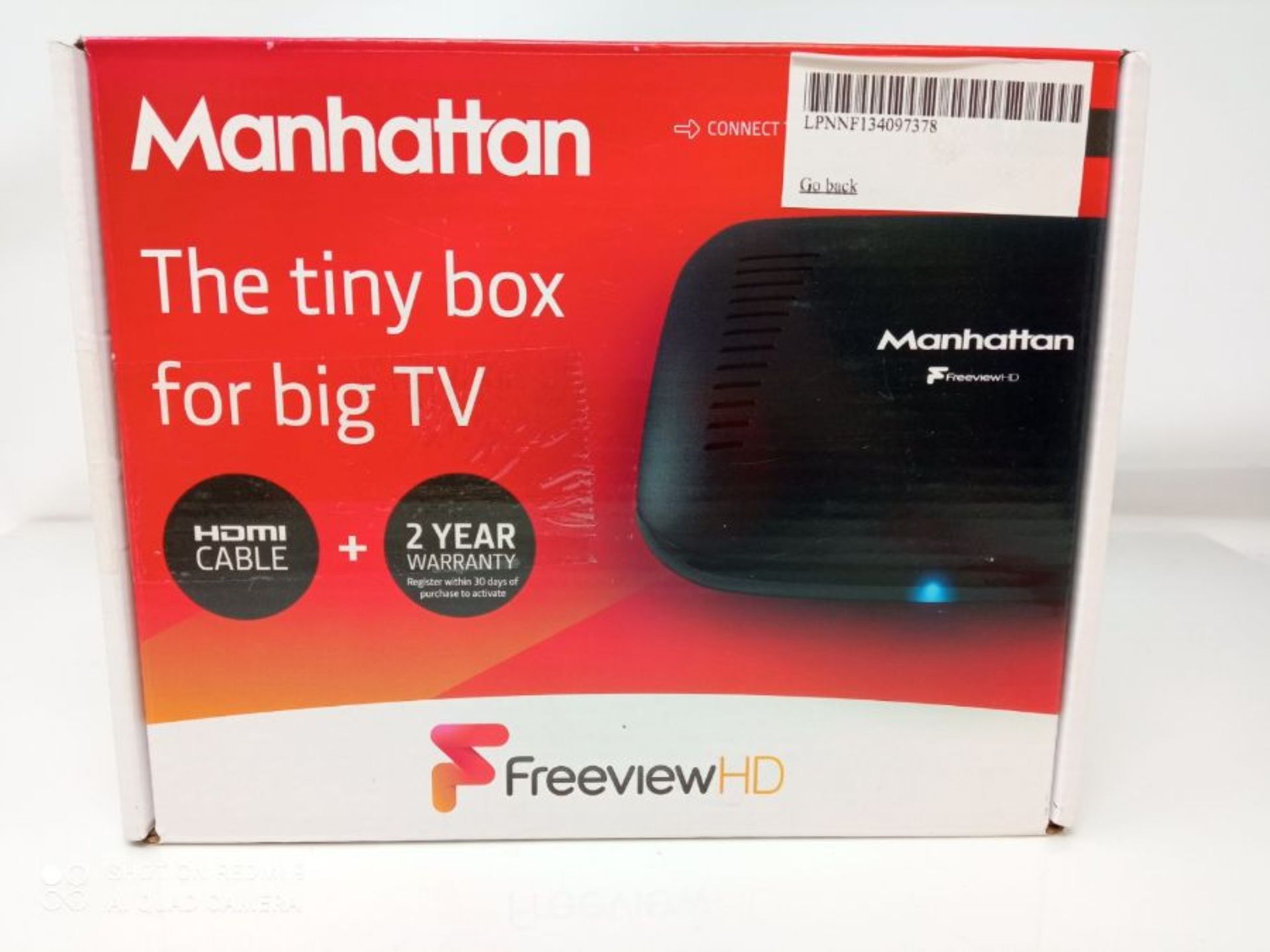Manhattan T1 Freeview HD Box, Black - Image 3 of 3