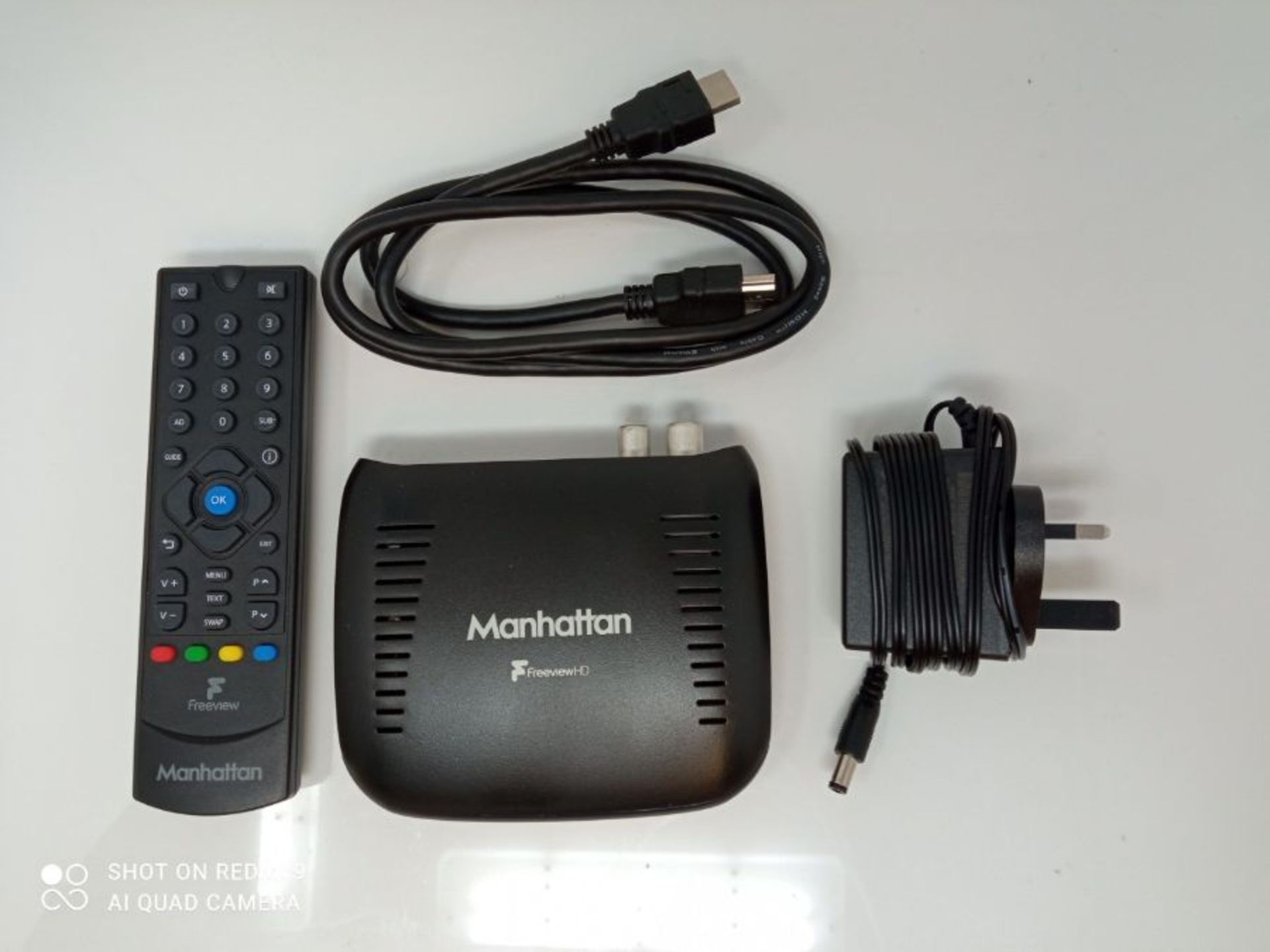 Manhattan T1 Freeview HD Box, Black - Image 2 of 3