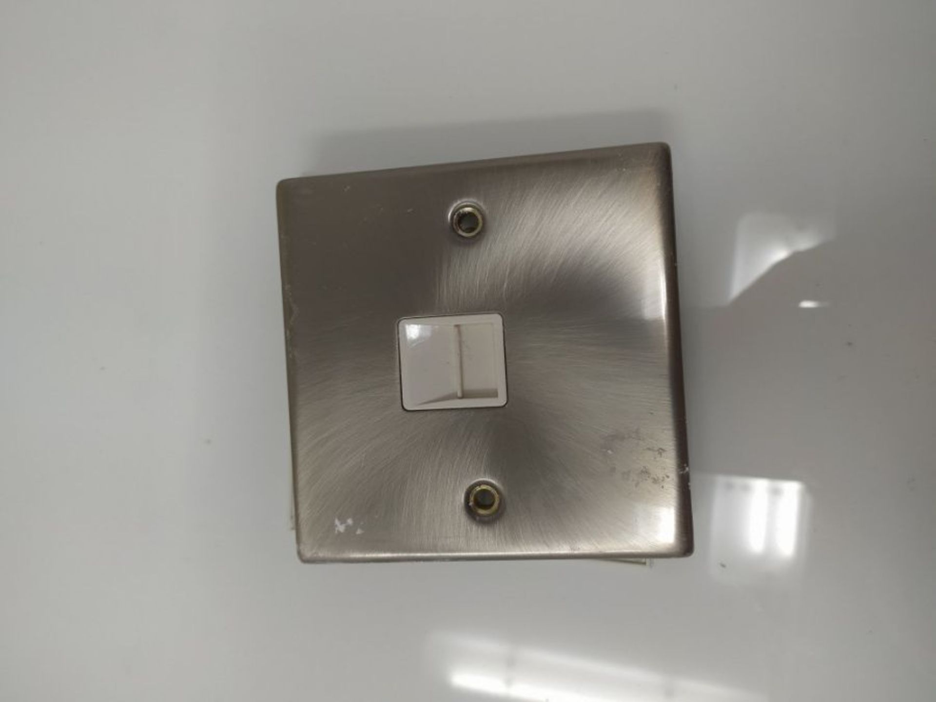 [CRACKED] Telephone Secondary Socket Conway Satin ChromeVPSC125WH - Image 2 of 2