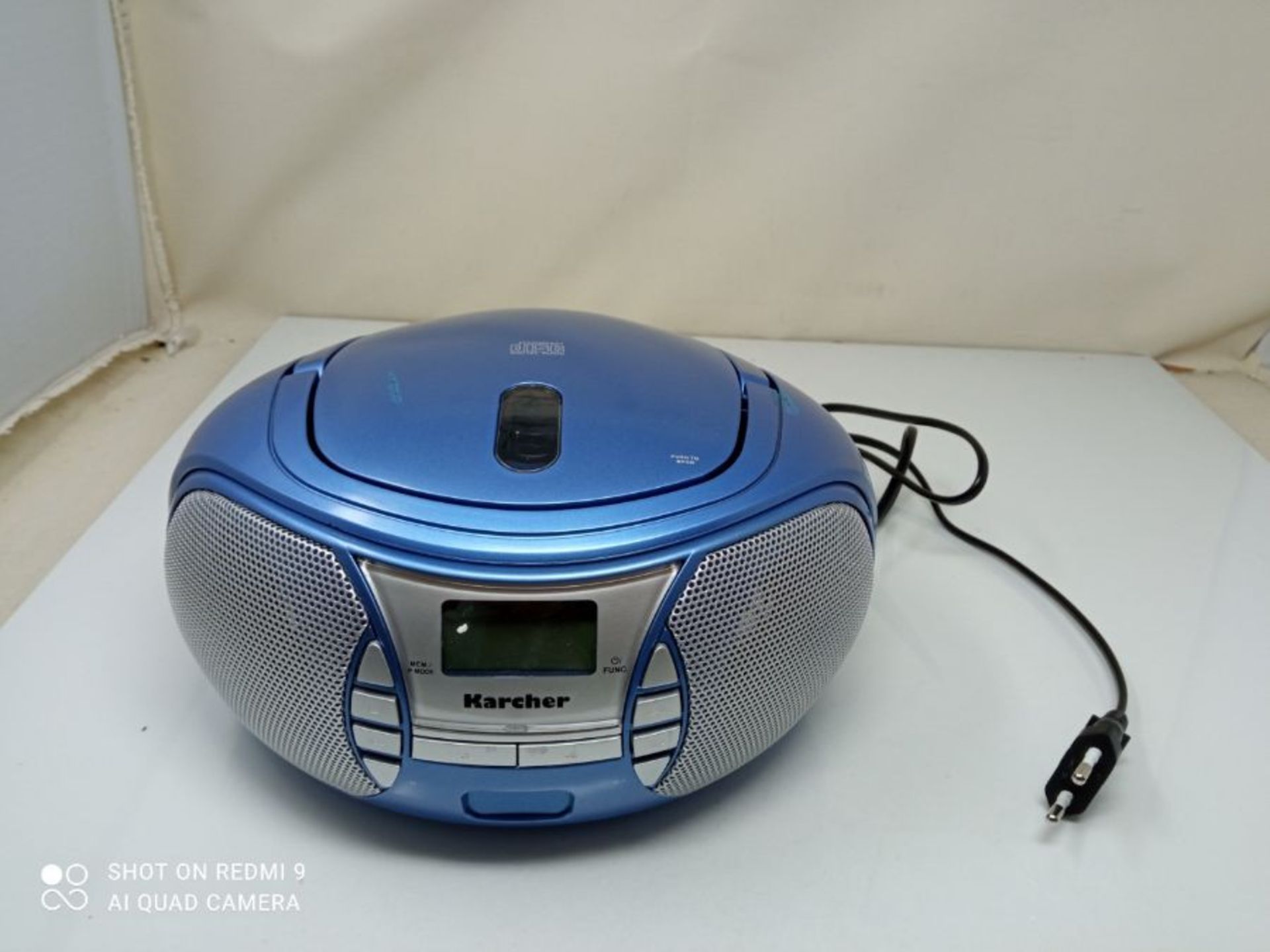 Karcher RR 5025 CD-Radio UKW AUX, CD blue - Image 3 of 3